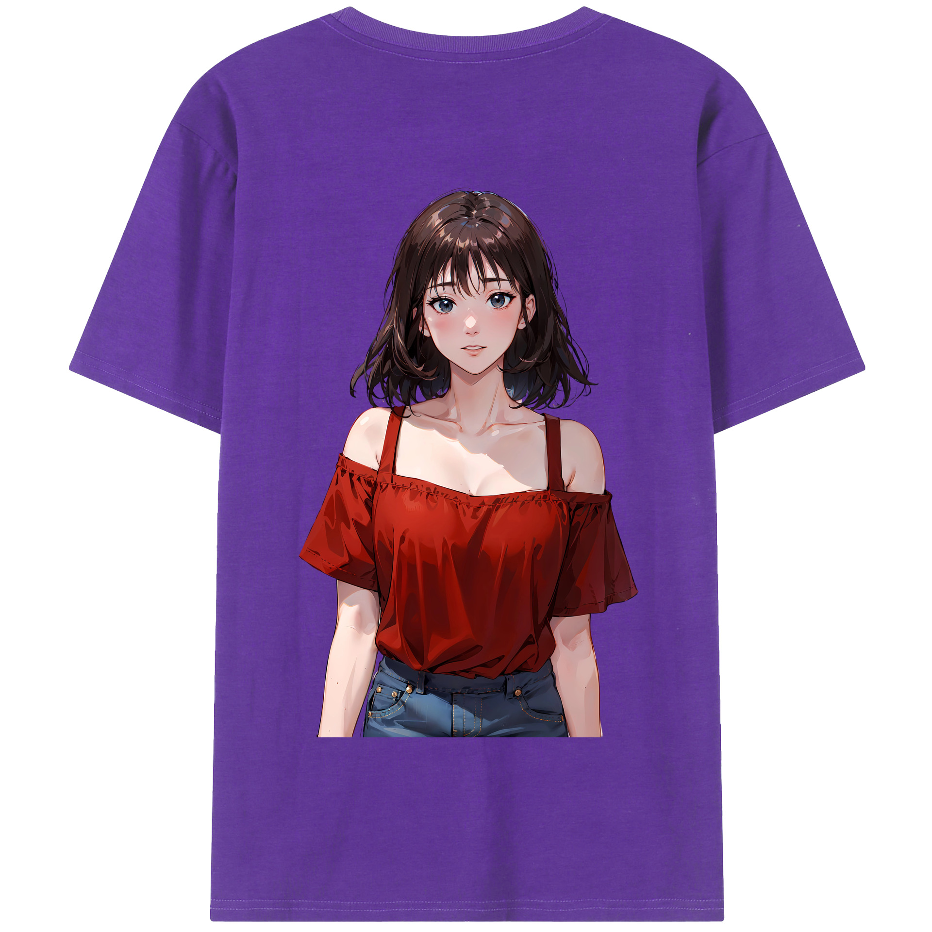 SLAM DUNK／スラムダンク 綿100％半袖Tシャツ（背面プリント）