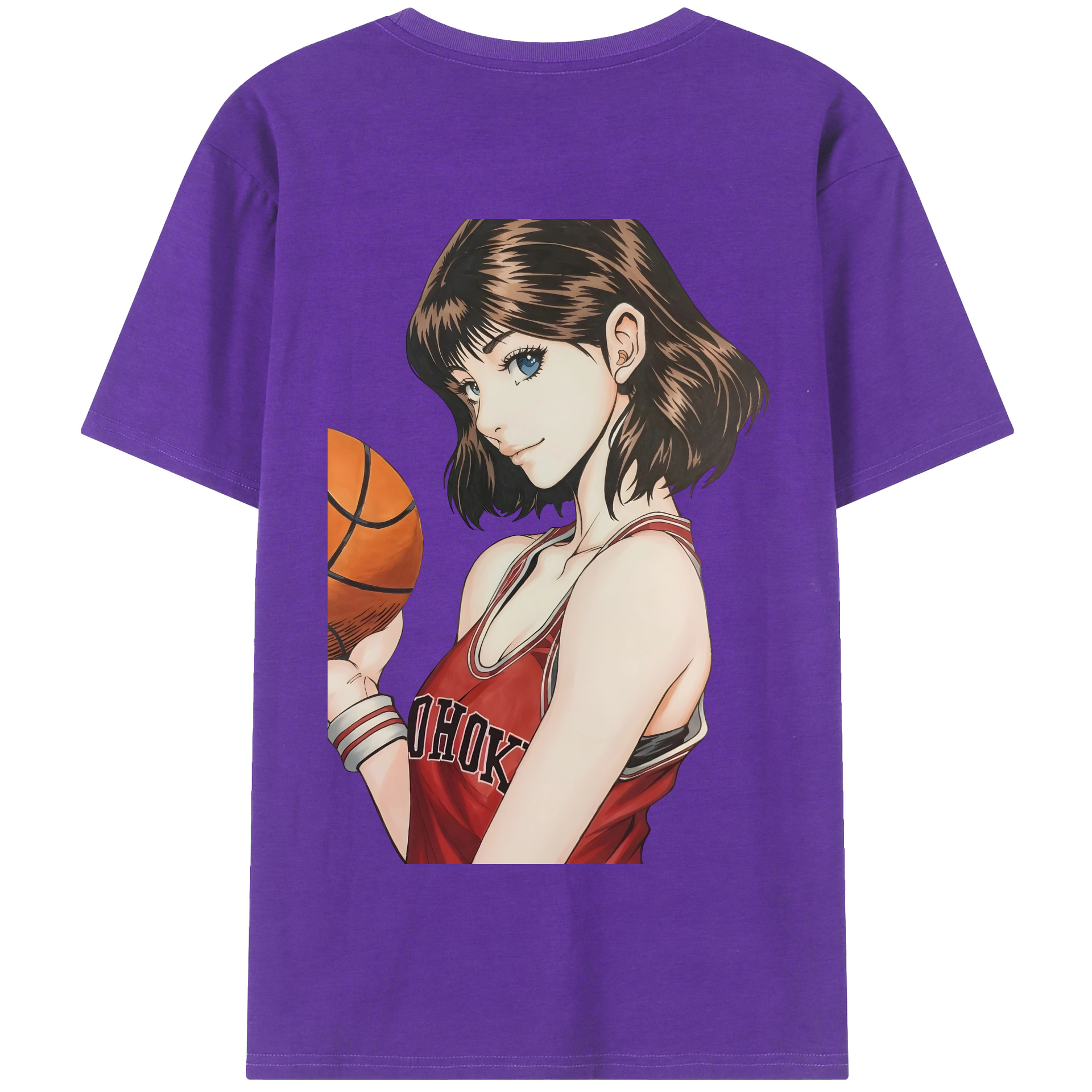 SLAM DUNK／スラムダンク 綿100％半袖Tシャツ（背面プリント）