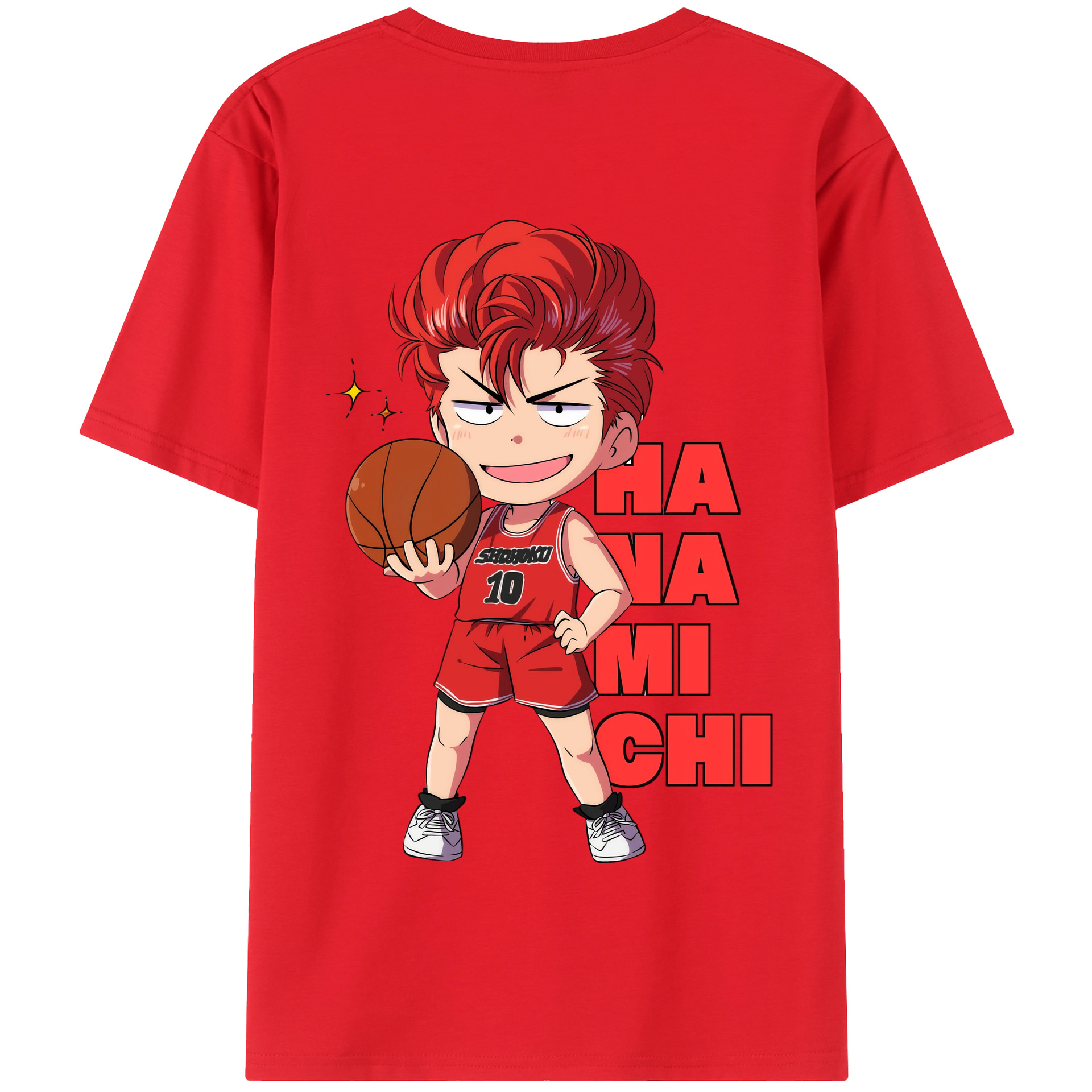SLAM DUNK／スラムダンク 綿100％半袖Tシャツ（背面プリント）
