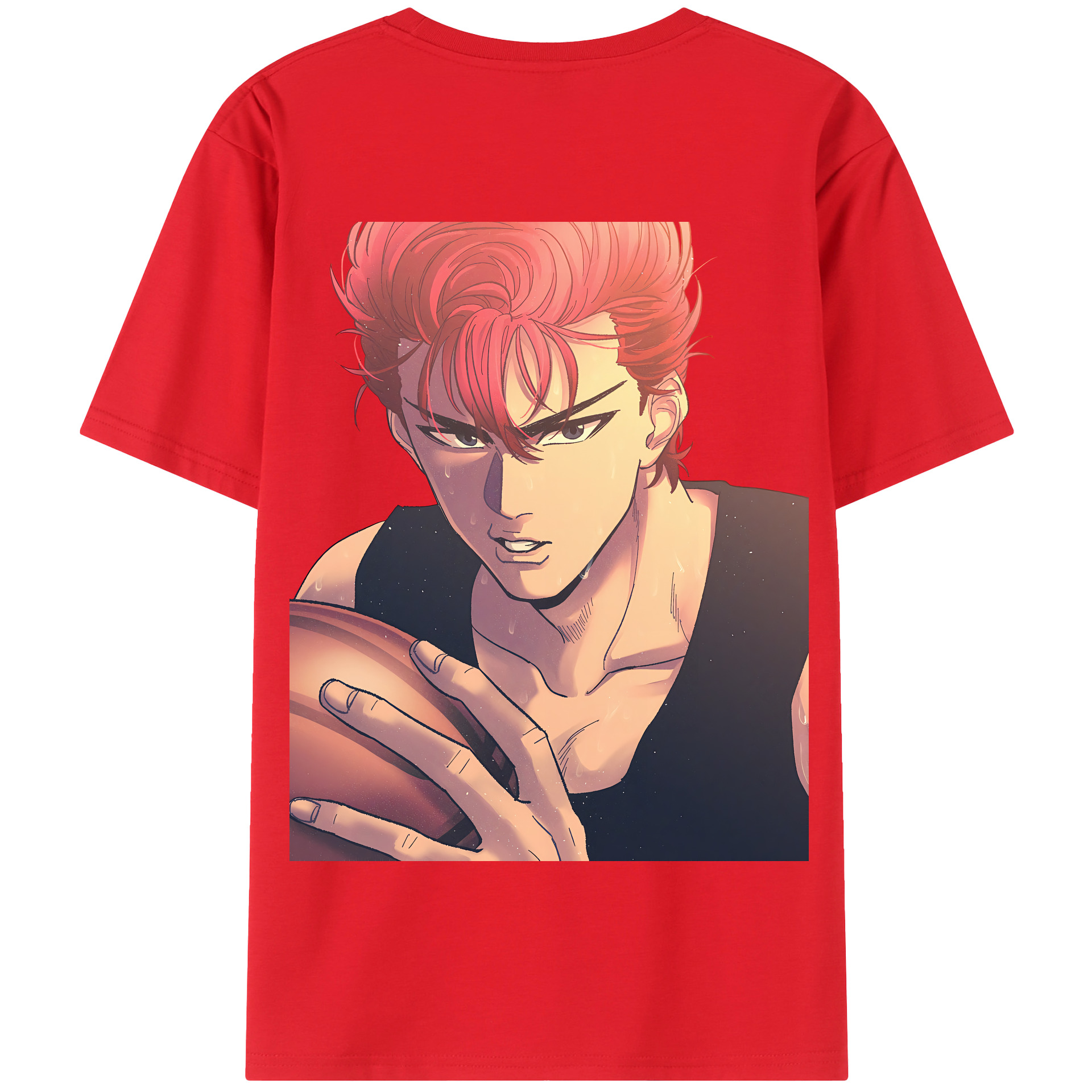 SLAM DUNK／スラムダンク 綿100％半袖Tシャツ（背面プリント）