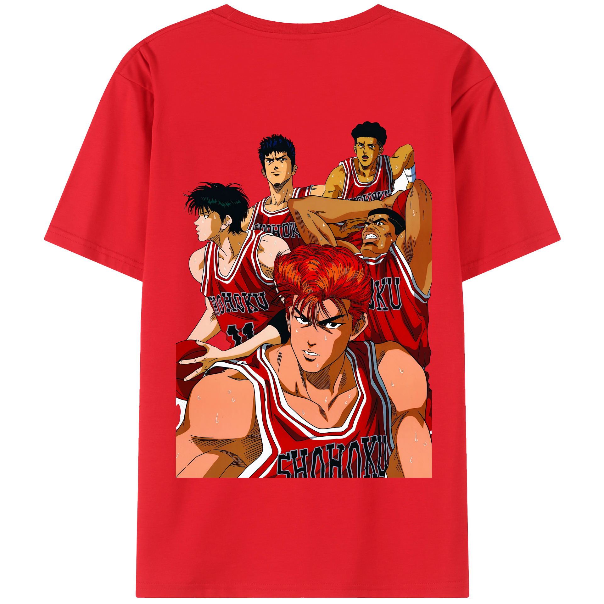 （画像用） SLAM DUNK／スラムダンク 綿100％半袖Tシャツ（背面プリント）