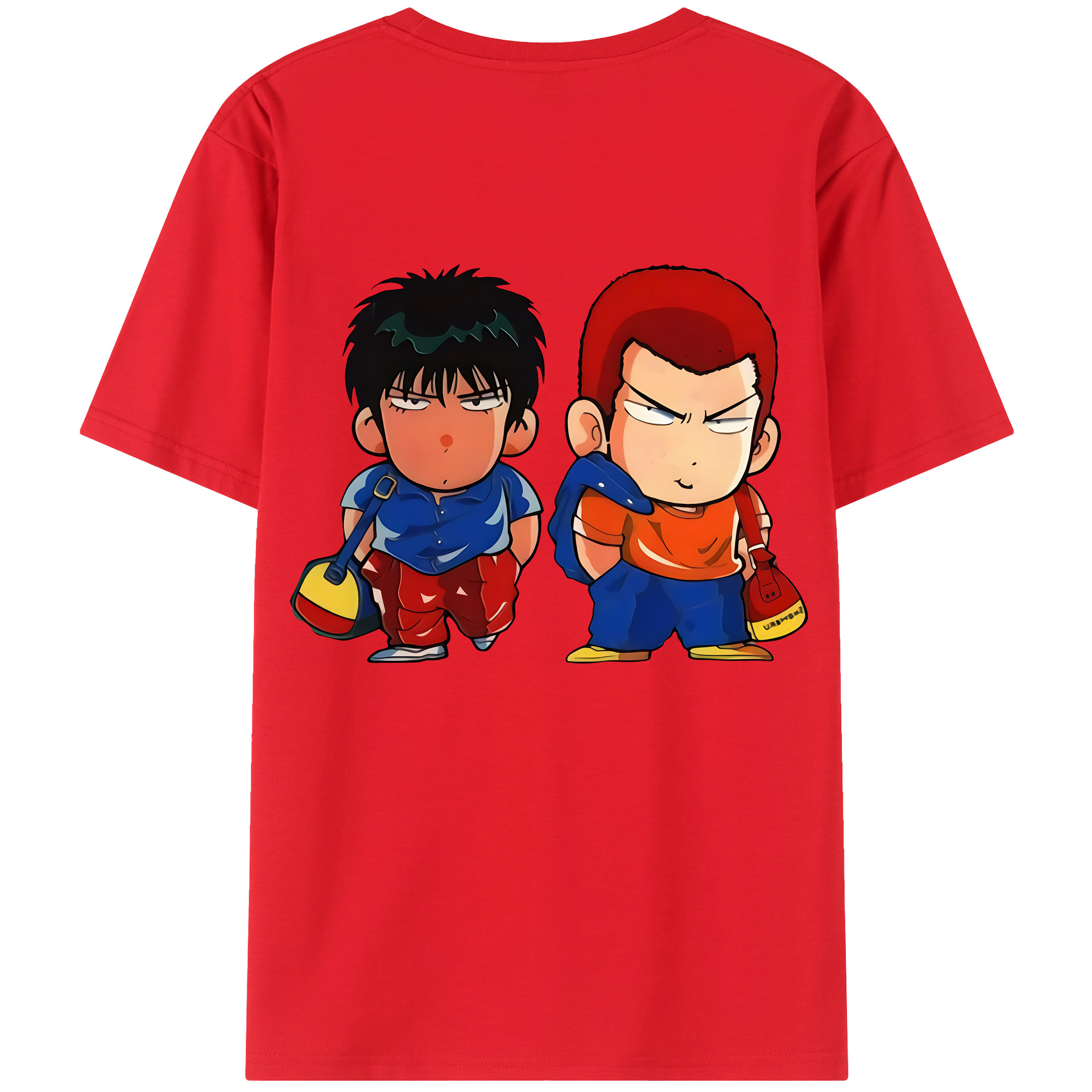 SLAM DUNK／スラムダンク 綿100％半袖Tシャツ（背面プリント）