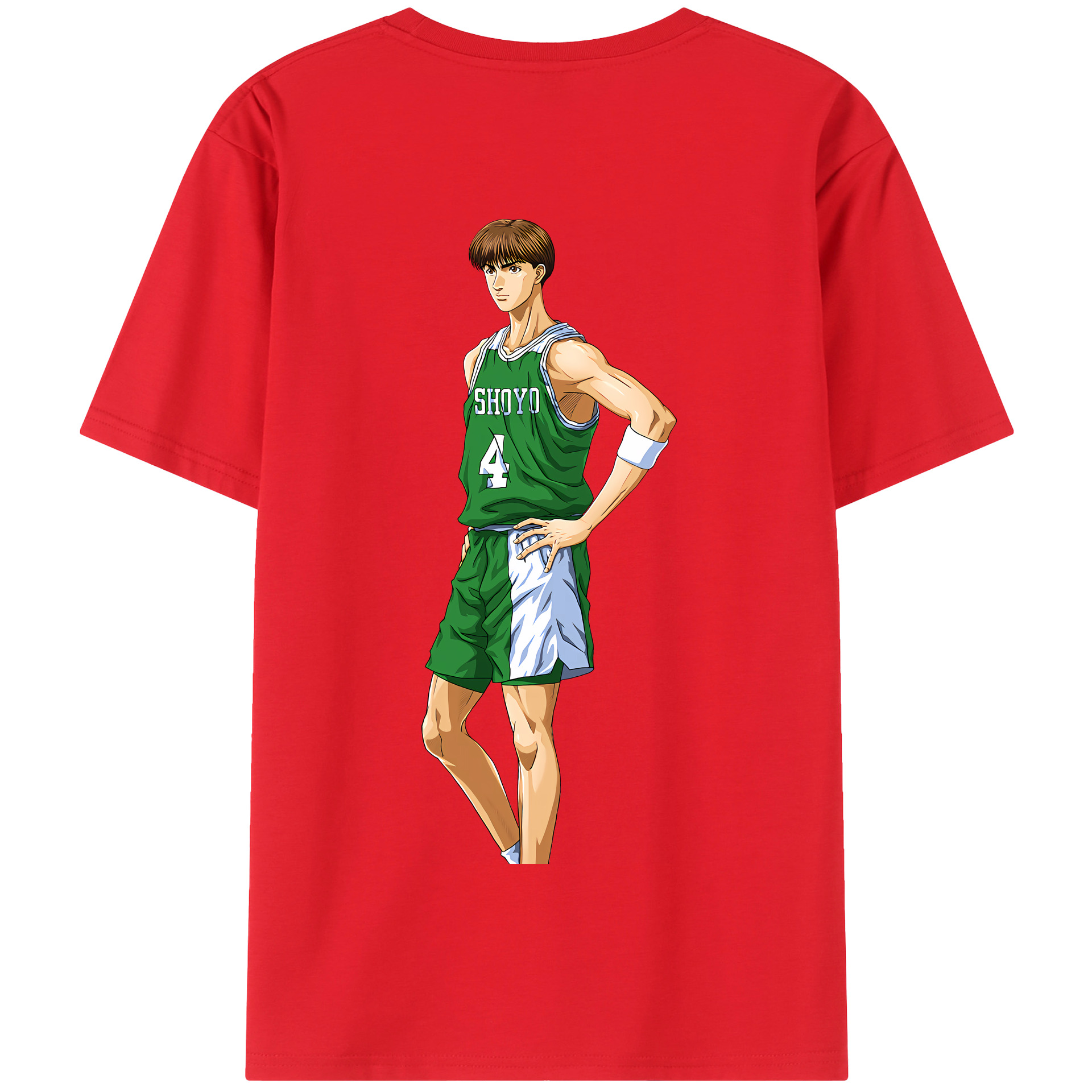 SLAM DUNK／スラムダンク 綿100％半袖Tシャツ（背面プリント）
