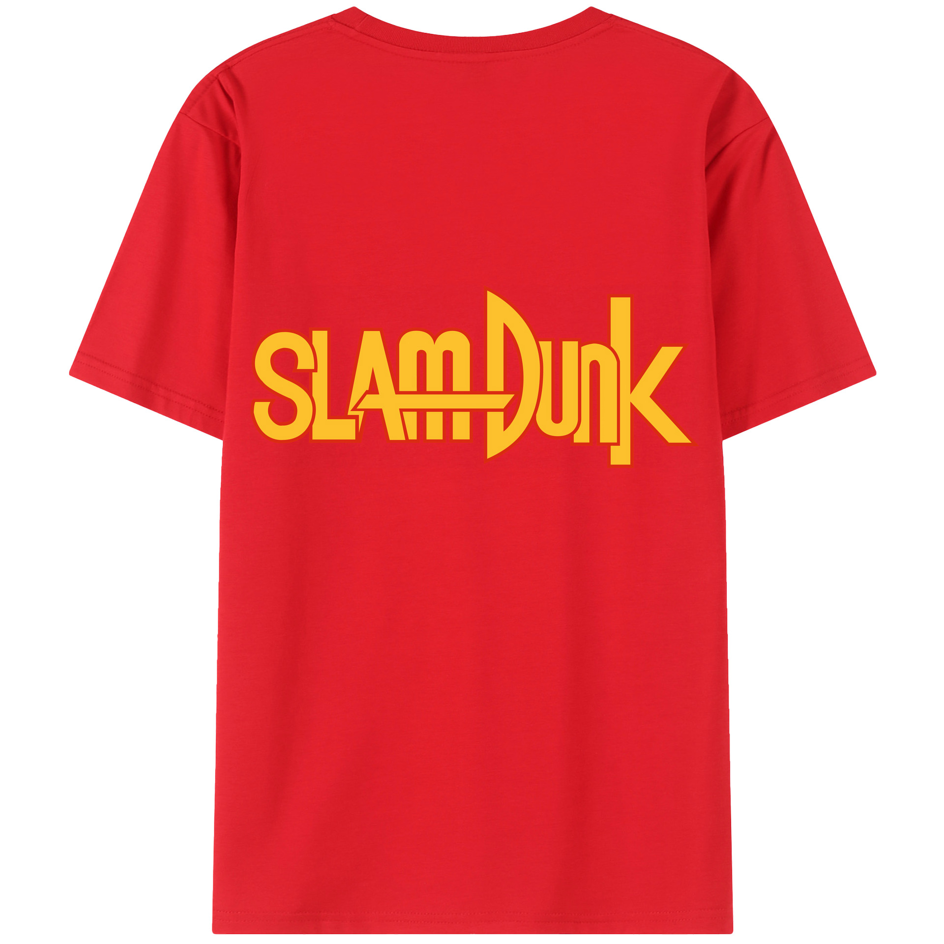 SLAM DUNK／スラムダンク 綿100％半袖Tシャツ（背面プリント）