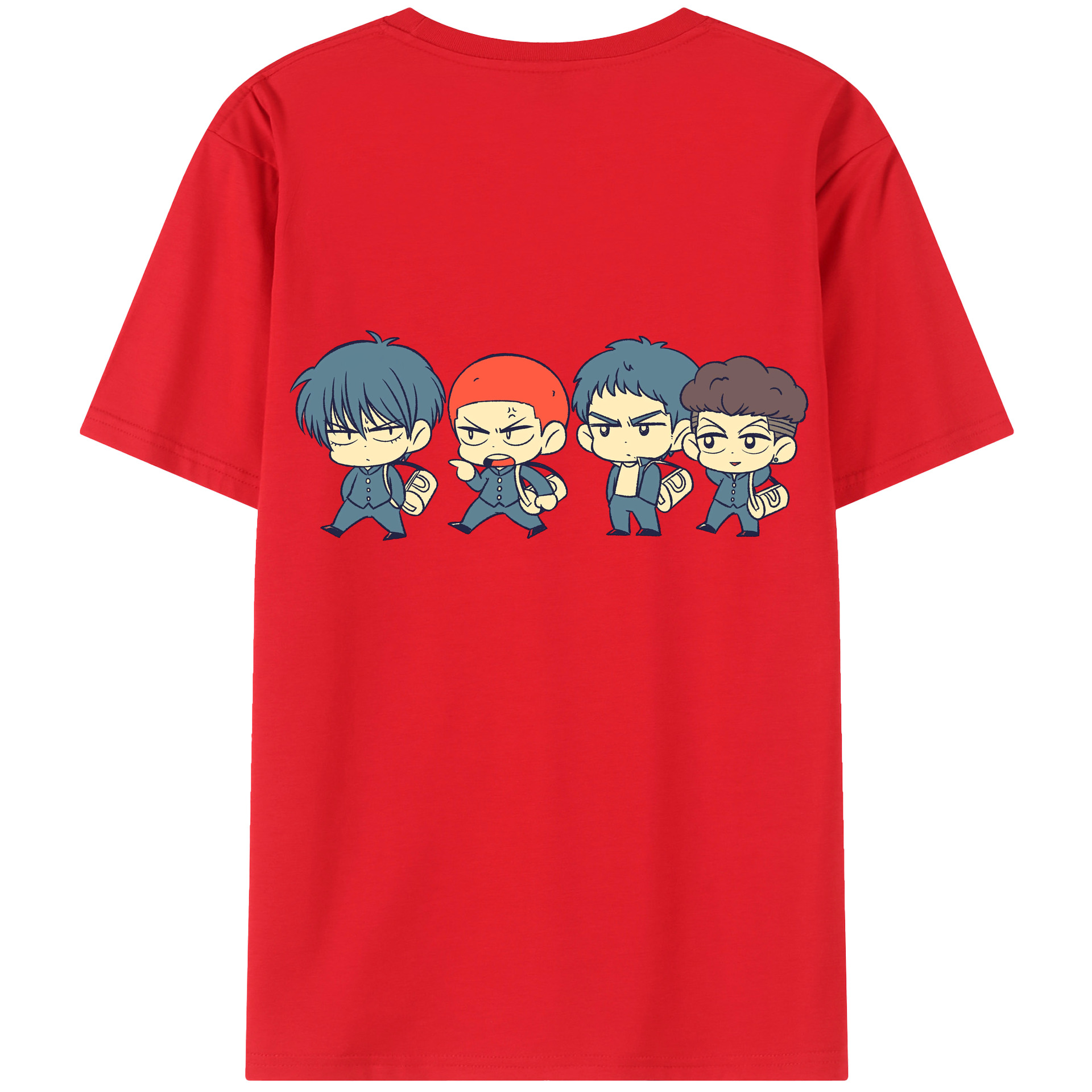 （画像用） SLAM DUNK／スラムダンク 綿100％半袖Tシャツ（背面プリント）