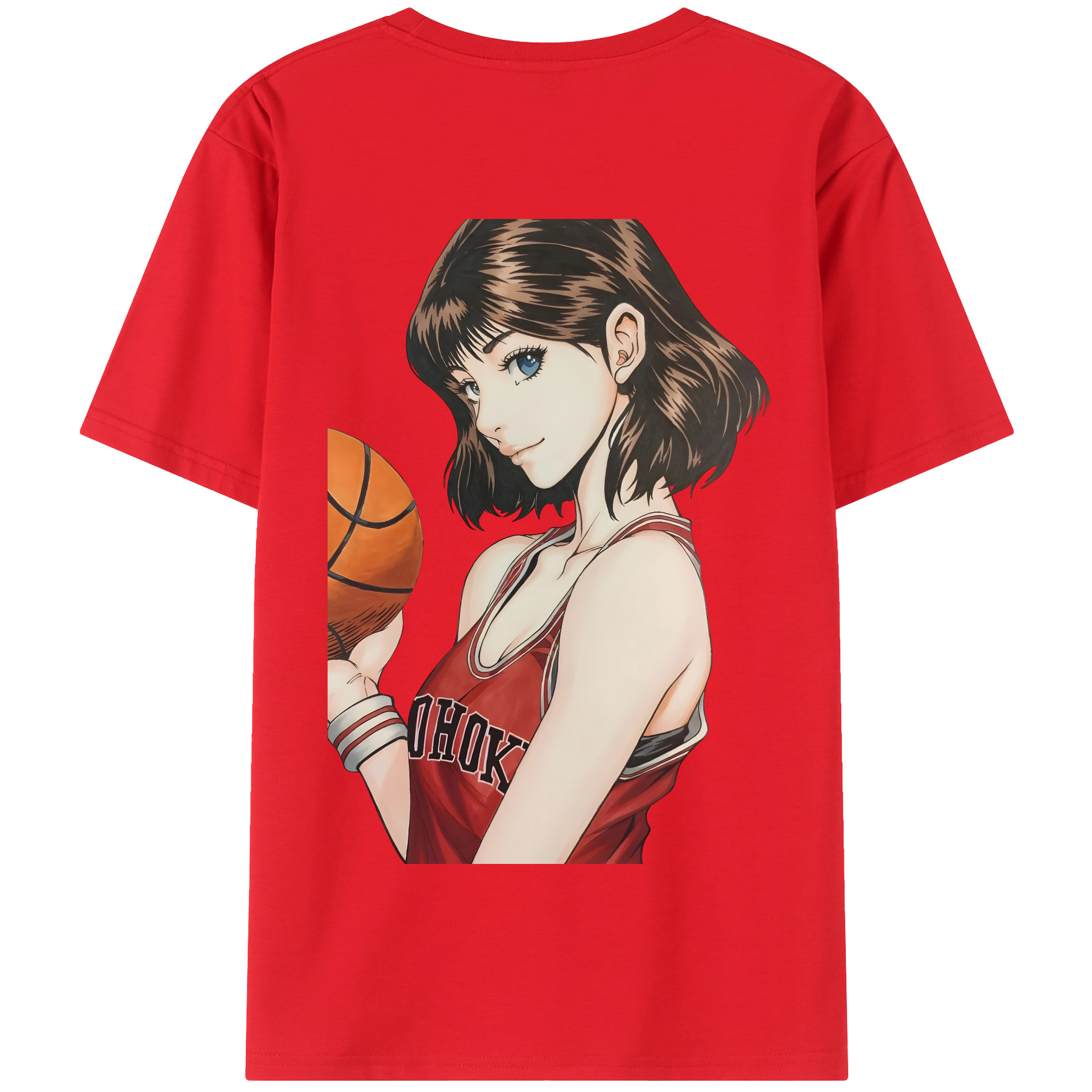 SLAM DUNK／スラムダンク 綿100％半袖Tシャツ（背面プリント）