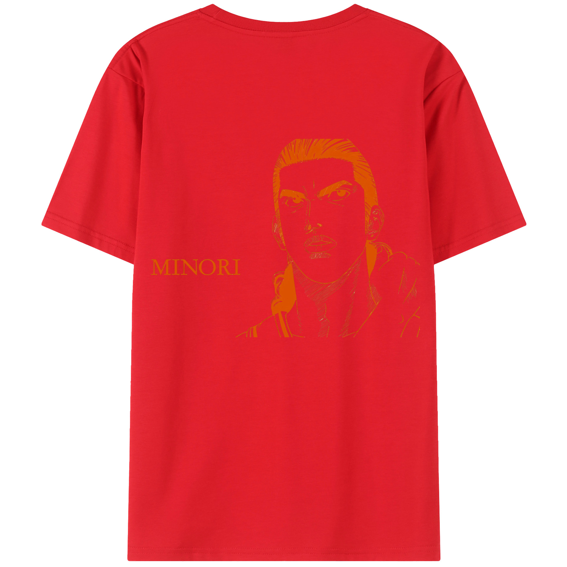 SLAM DUNK／スラムダンク 綿100％半袖Tシャツ（背面プリント）