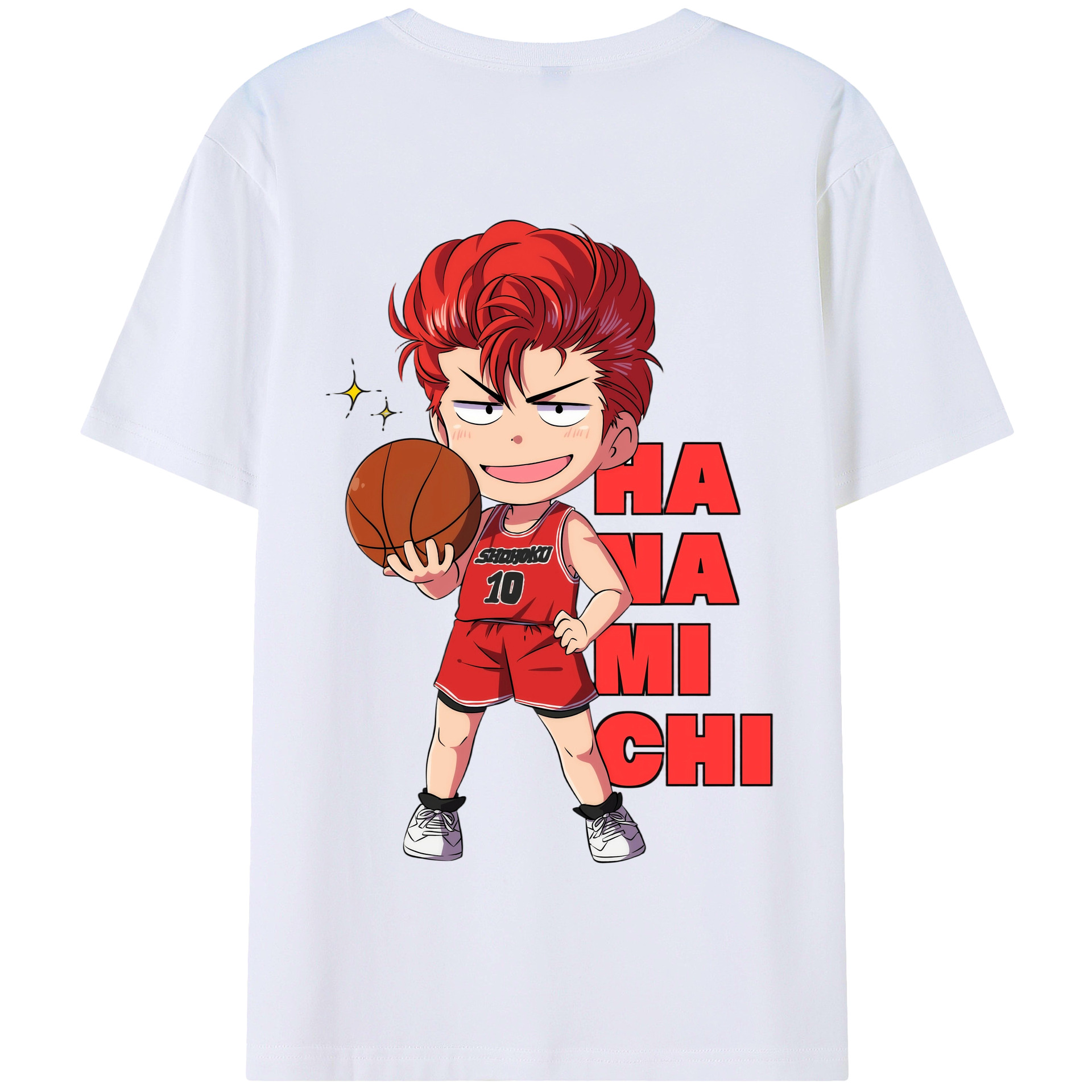 SLAM DUNK／スラムダンク 綿100％半袖Tシャツ（背面プリント）