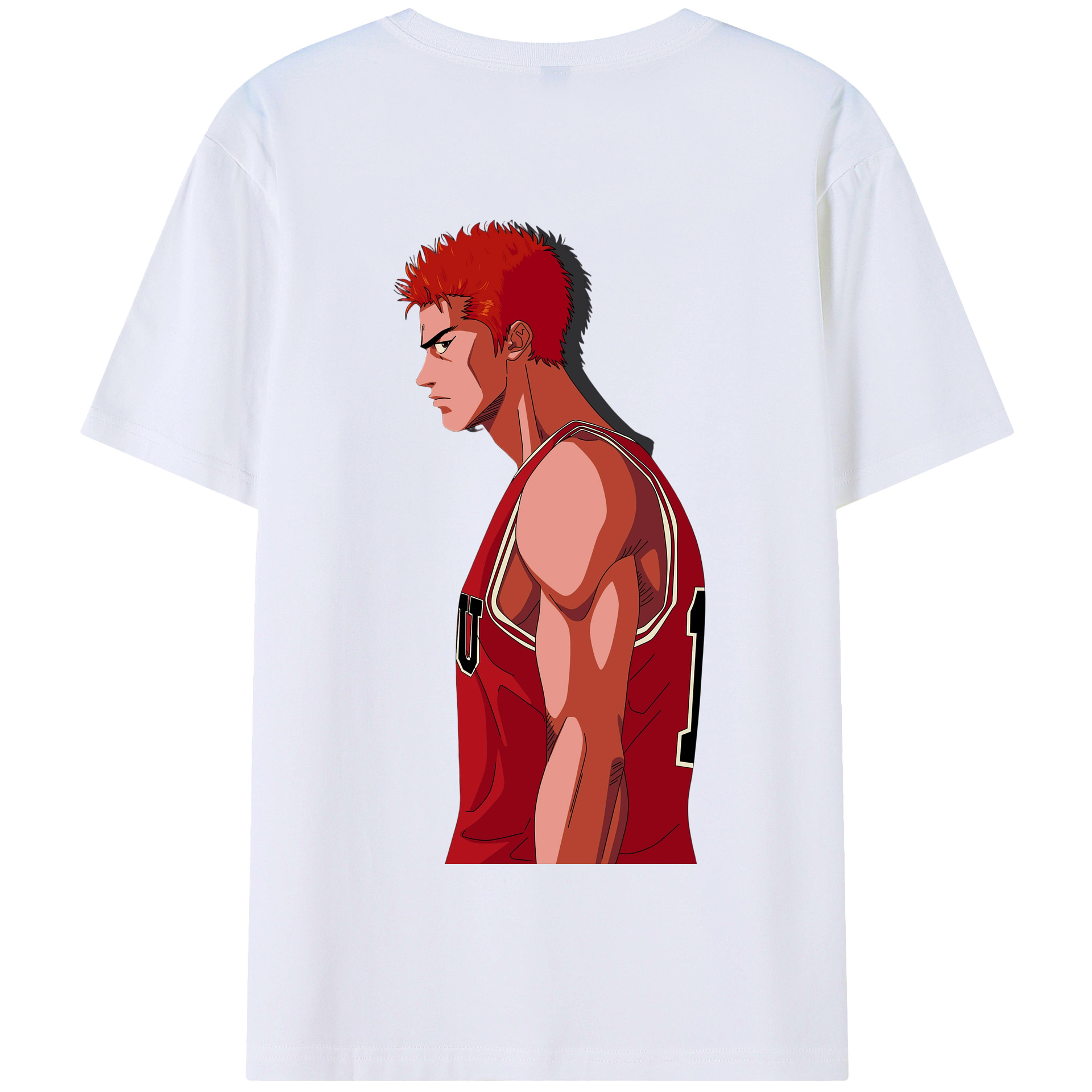 SLAM DUNK／スラムダンク 綿100％半袖Tシャツ（背面プリント）
