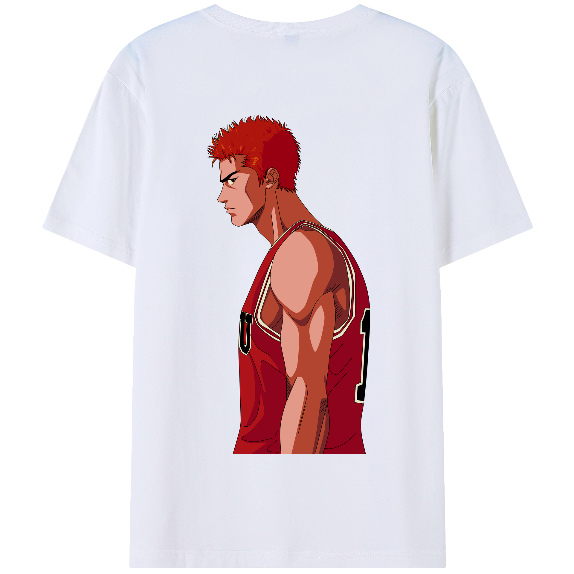 SLAM DUNK／スラムダンク 綿100％半袖Tシャツ（背面プリント）