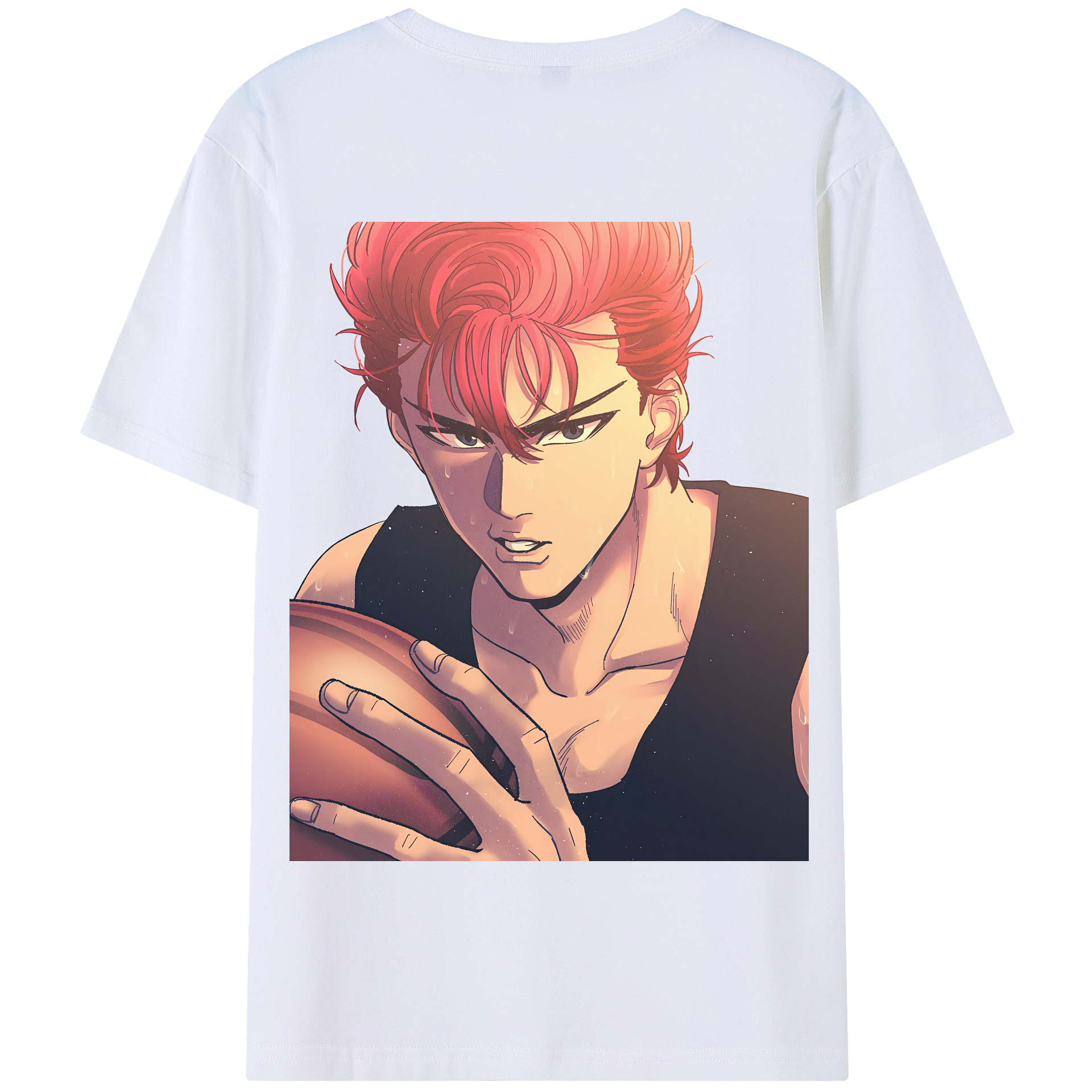 SLAM DUNK／スラムダンク 綿100％半袖Tシャツ（背面プリント）