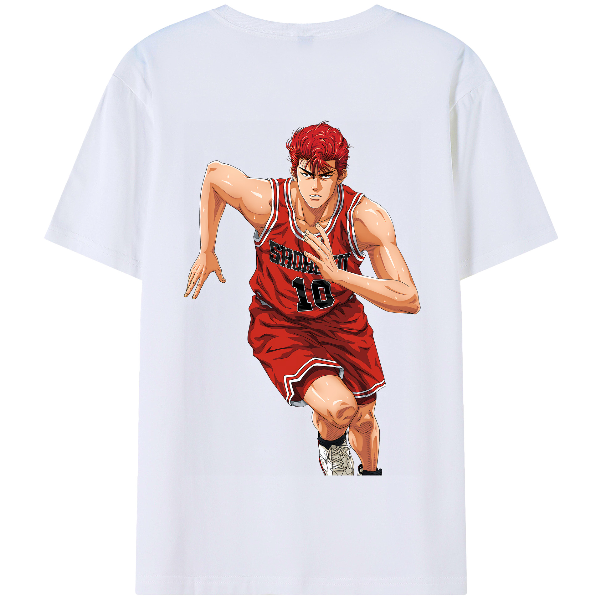 SLAM DUNK／スラムダンク 綿100％半袖Tシャツ（背面プリント）