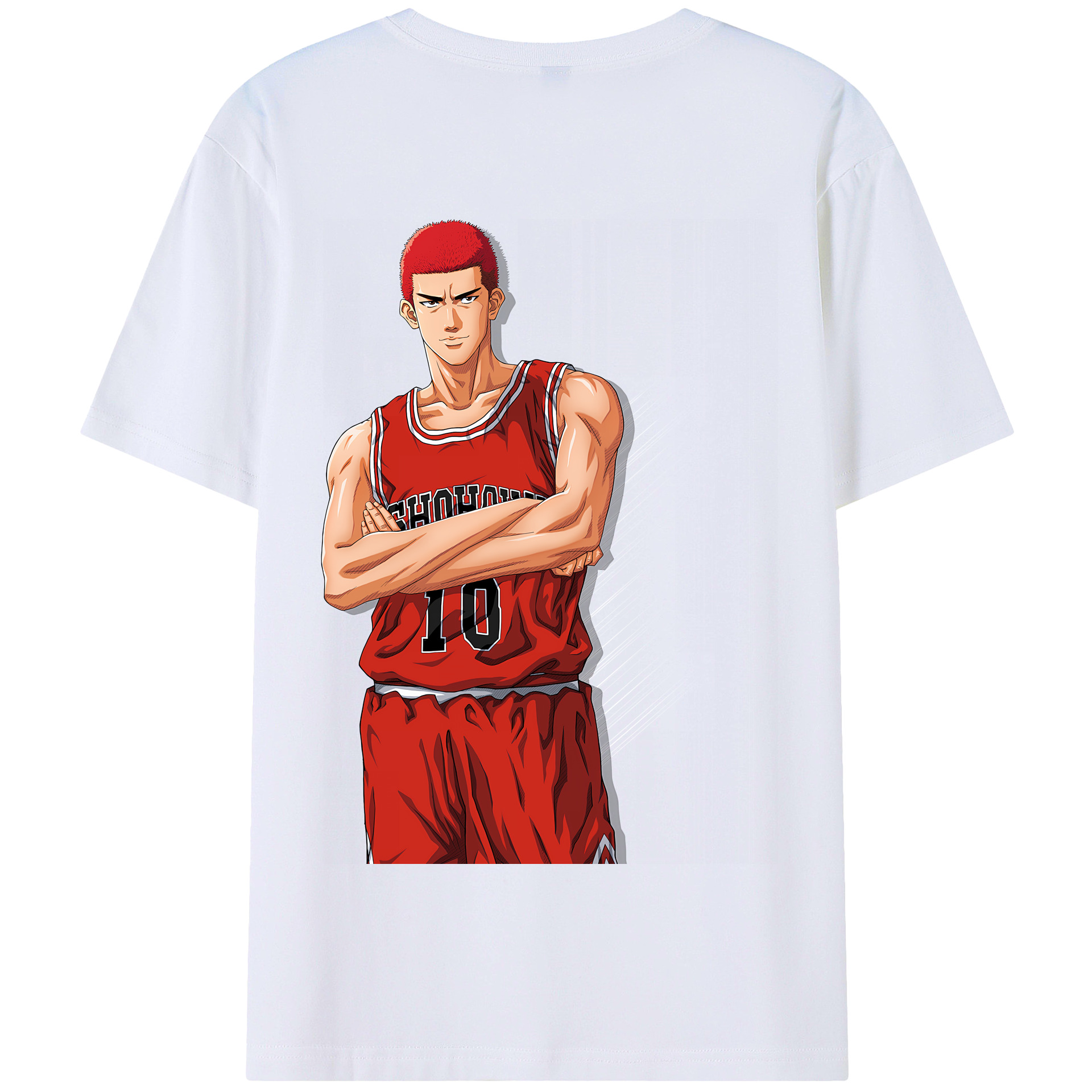 SLAM DUNK／スラムダンク 綿100％半袖Tシャツ（背面プリント）