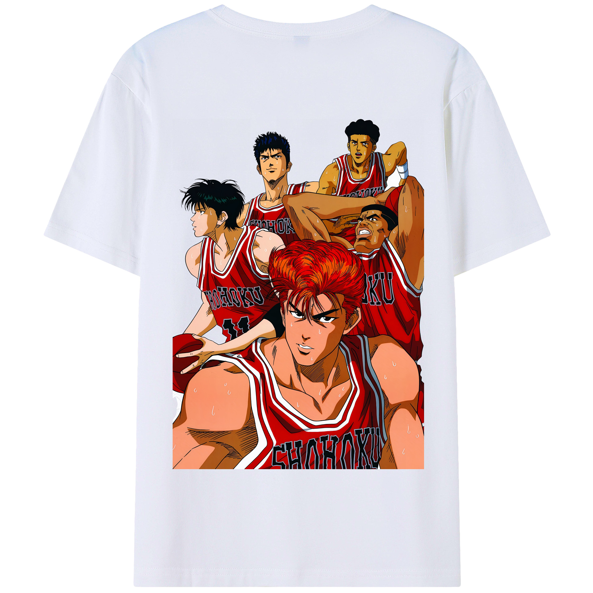 （画像用） SLAM DUNK／スラムダンク 綿100％半袖Tシャツ（背面プリント）