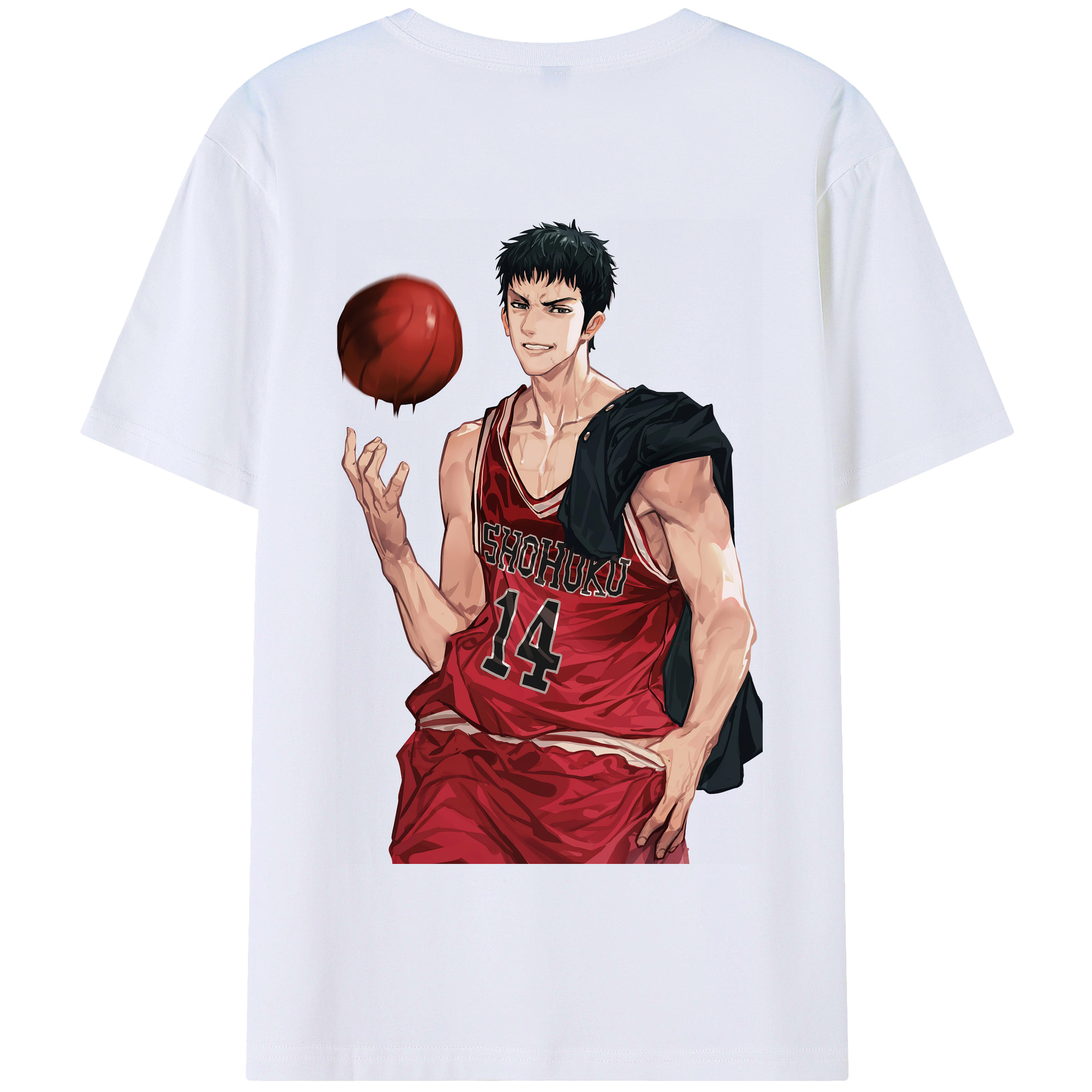 （画像用） SLAM DUNK／スラムダンク 綿100％半袖Tシャツ（背面プリント）