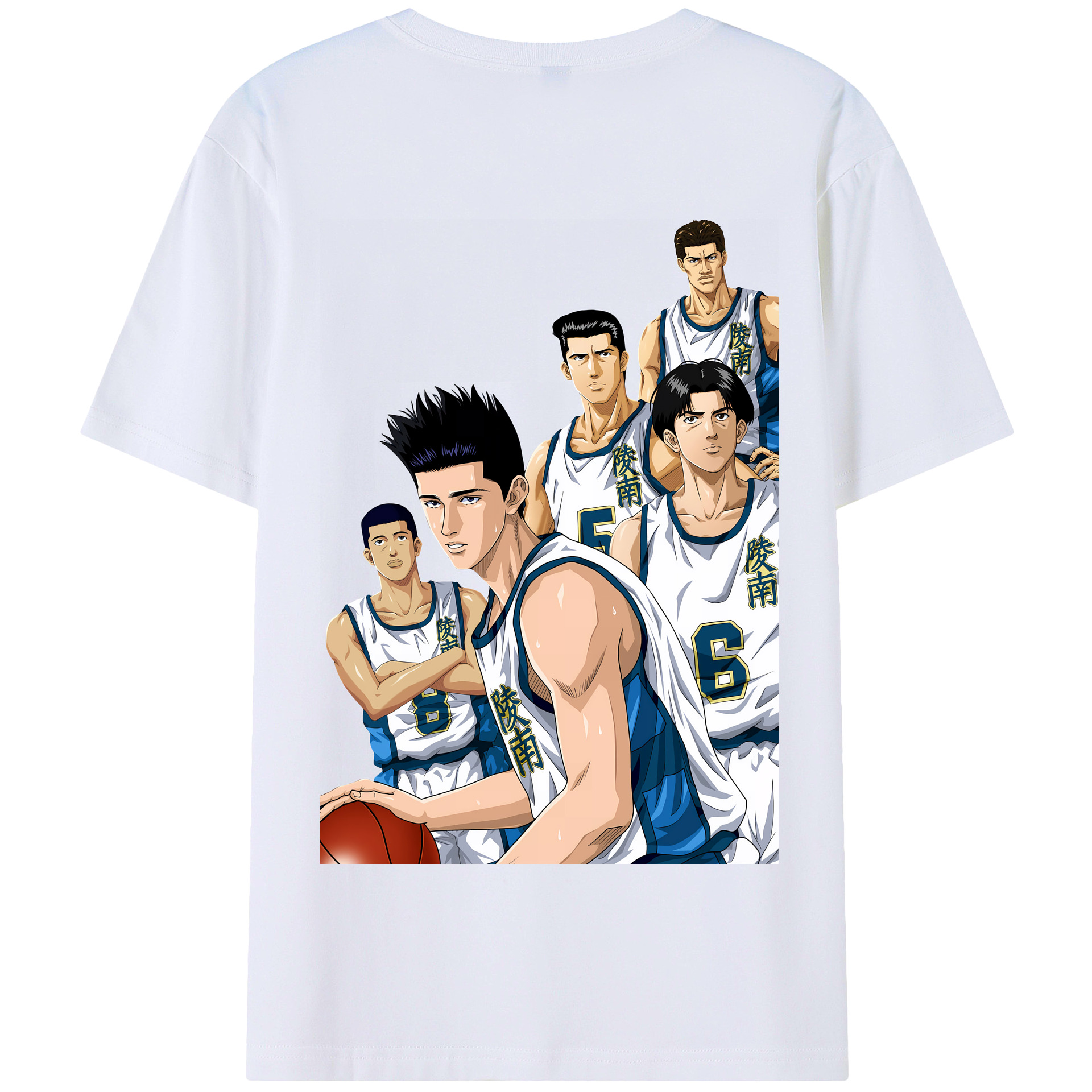 SLAM DUNK／スラムダンク 綿100％半袖Tシャツ（背面プリント）