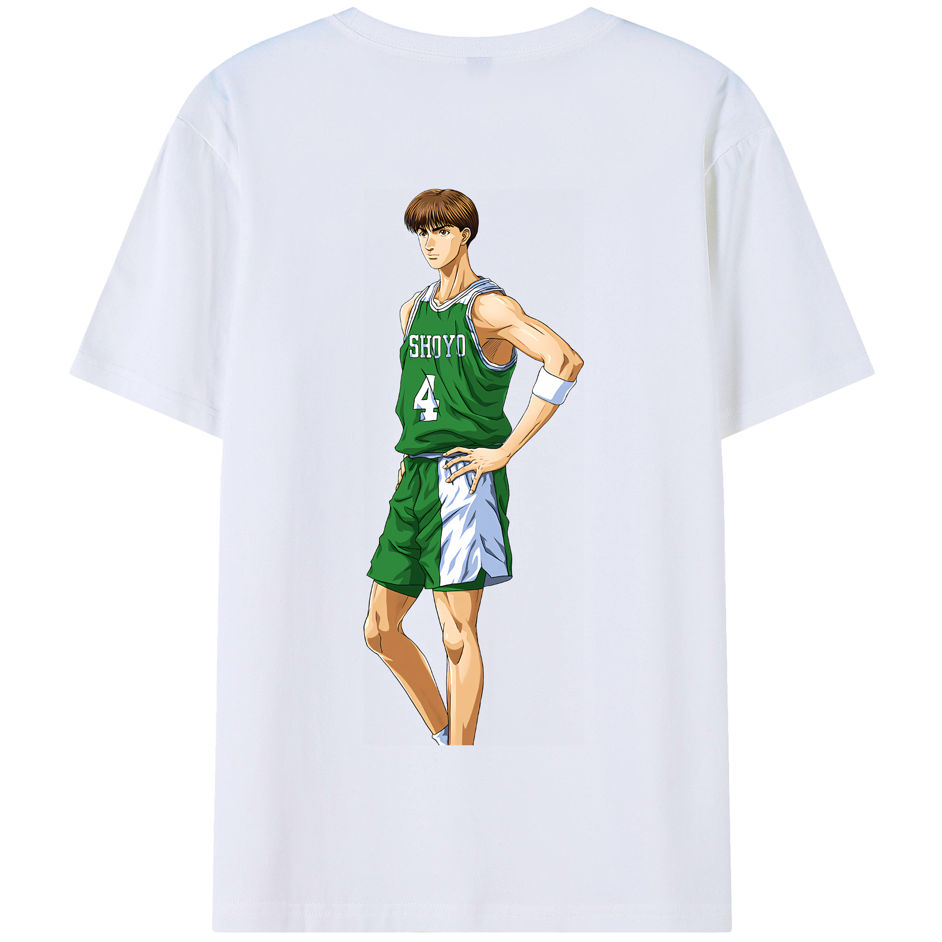 SLAM DUNK／スラムダンク 綿100％半袖Tシャツ（背面プリント）