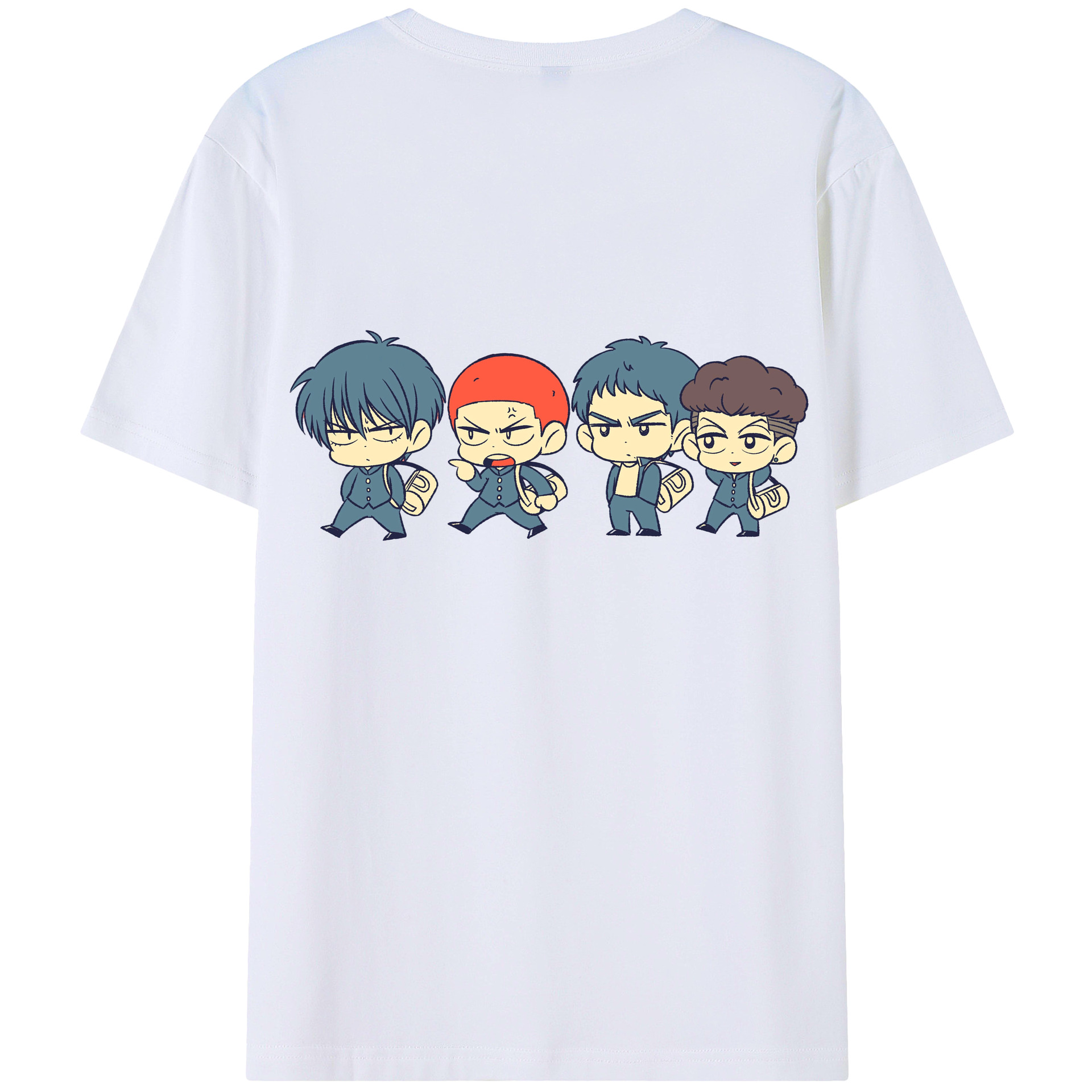 （画像用） SLAM DUNK／スラムダンク 綿100％半袖Tシャツ（背面プリント）