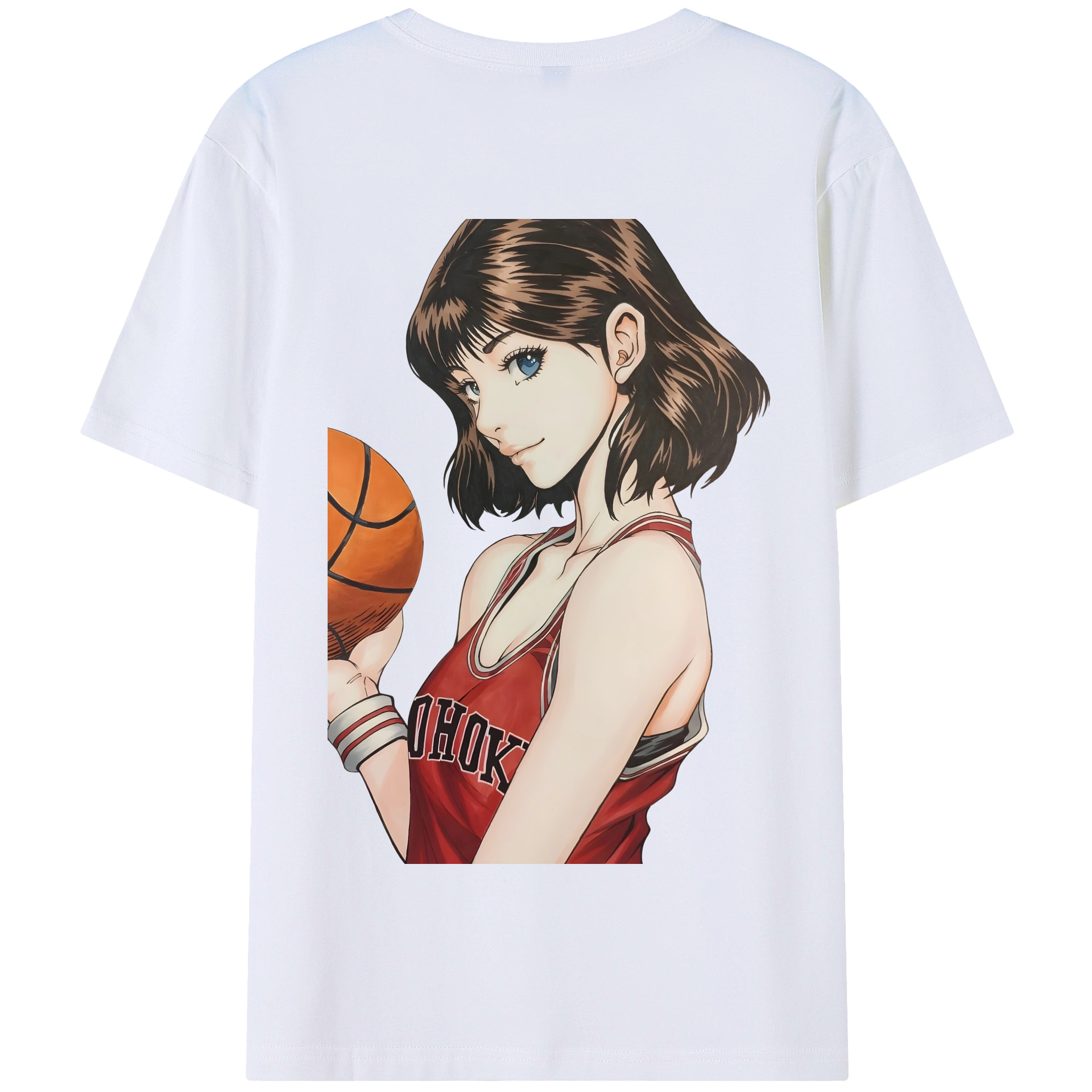 SLAM DUNK／スラムダンク 綿100％半袖Tシャツ（背面プリント）