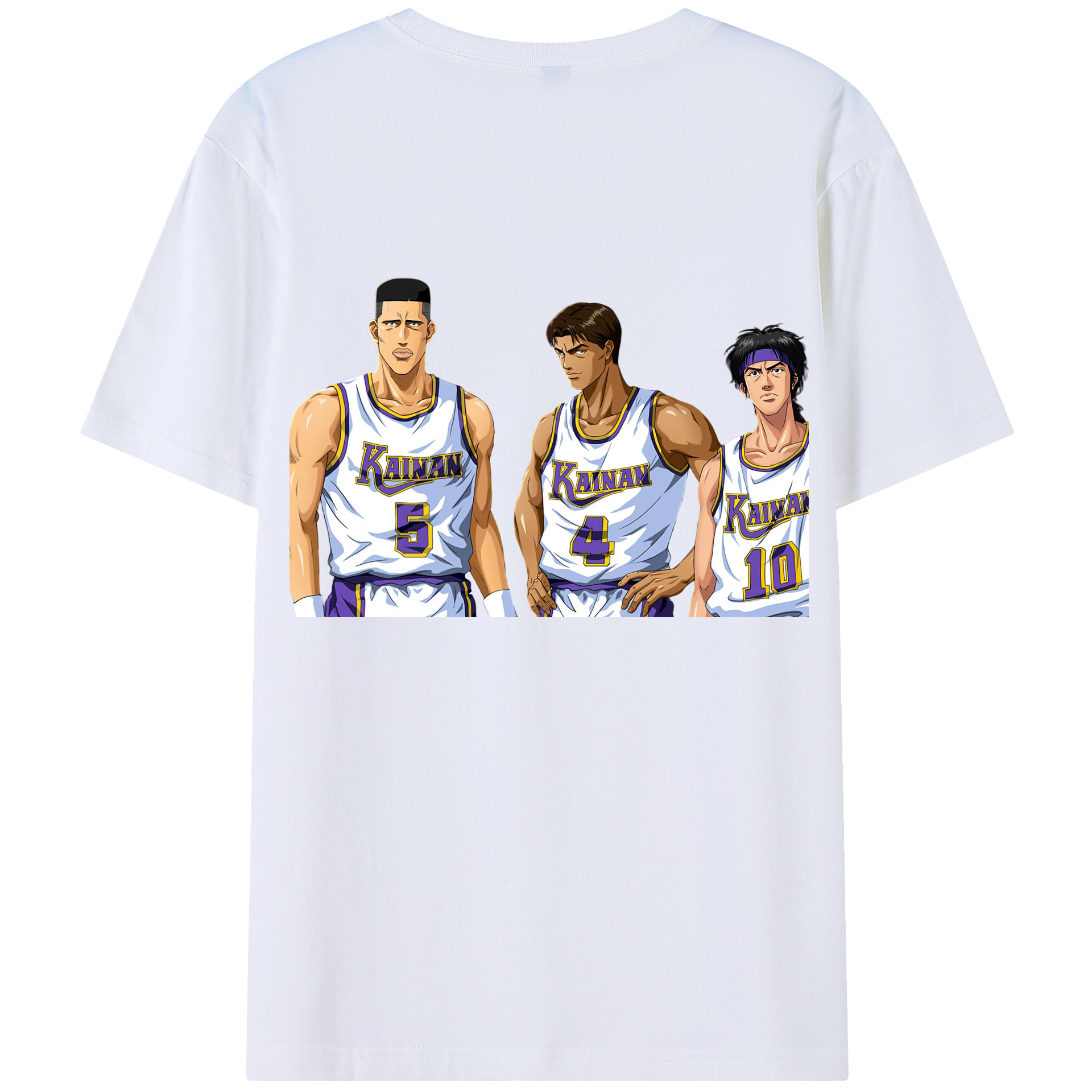 SLAM DUNK／スラムダンク 綿100％半袖Tシャツ（背面プリント）