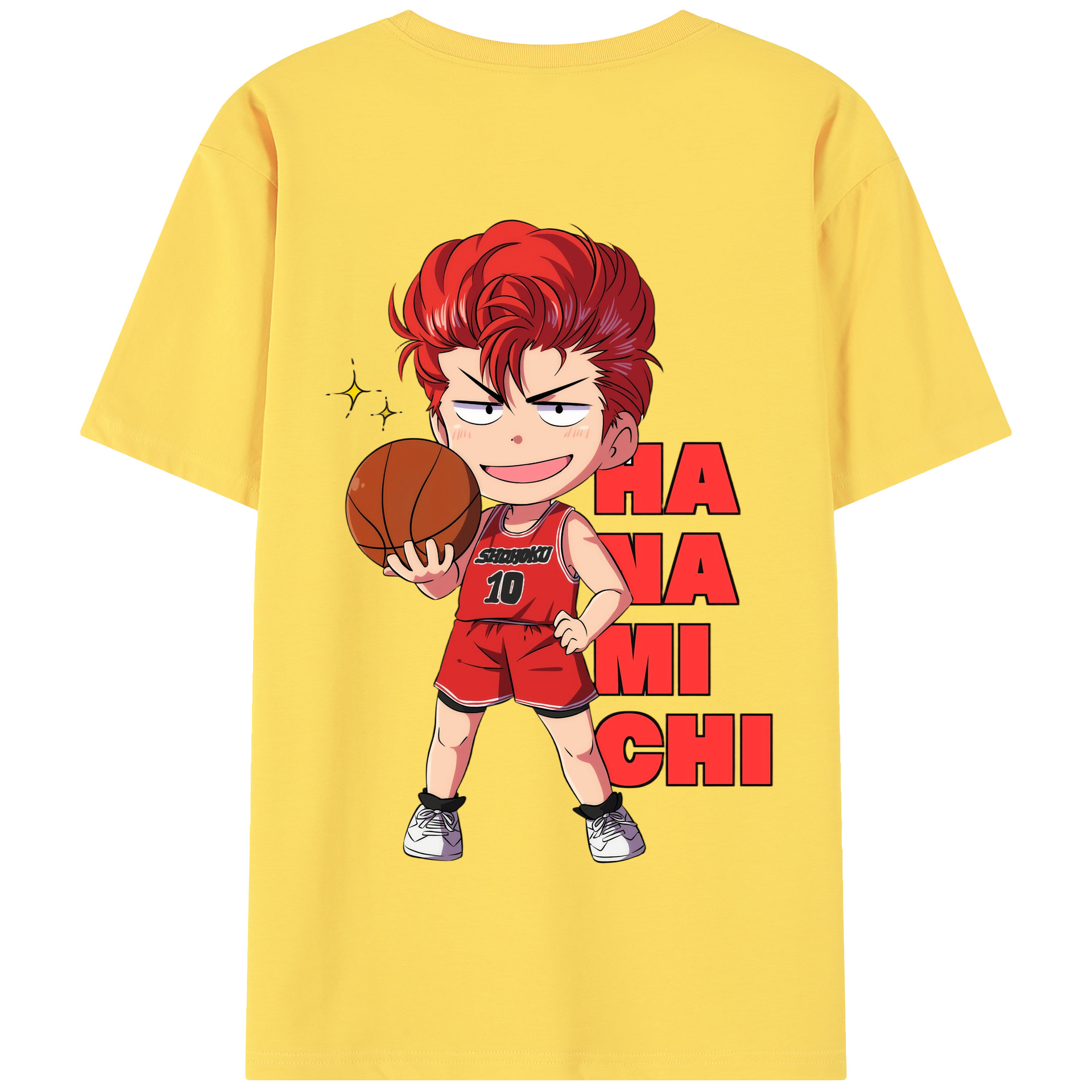 SLAM DUNK／スラムダンク 綿100％半袖Tシャツ（背面プリント）