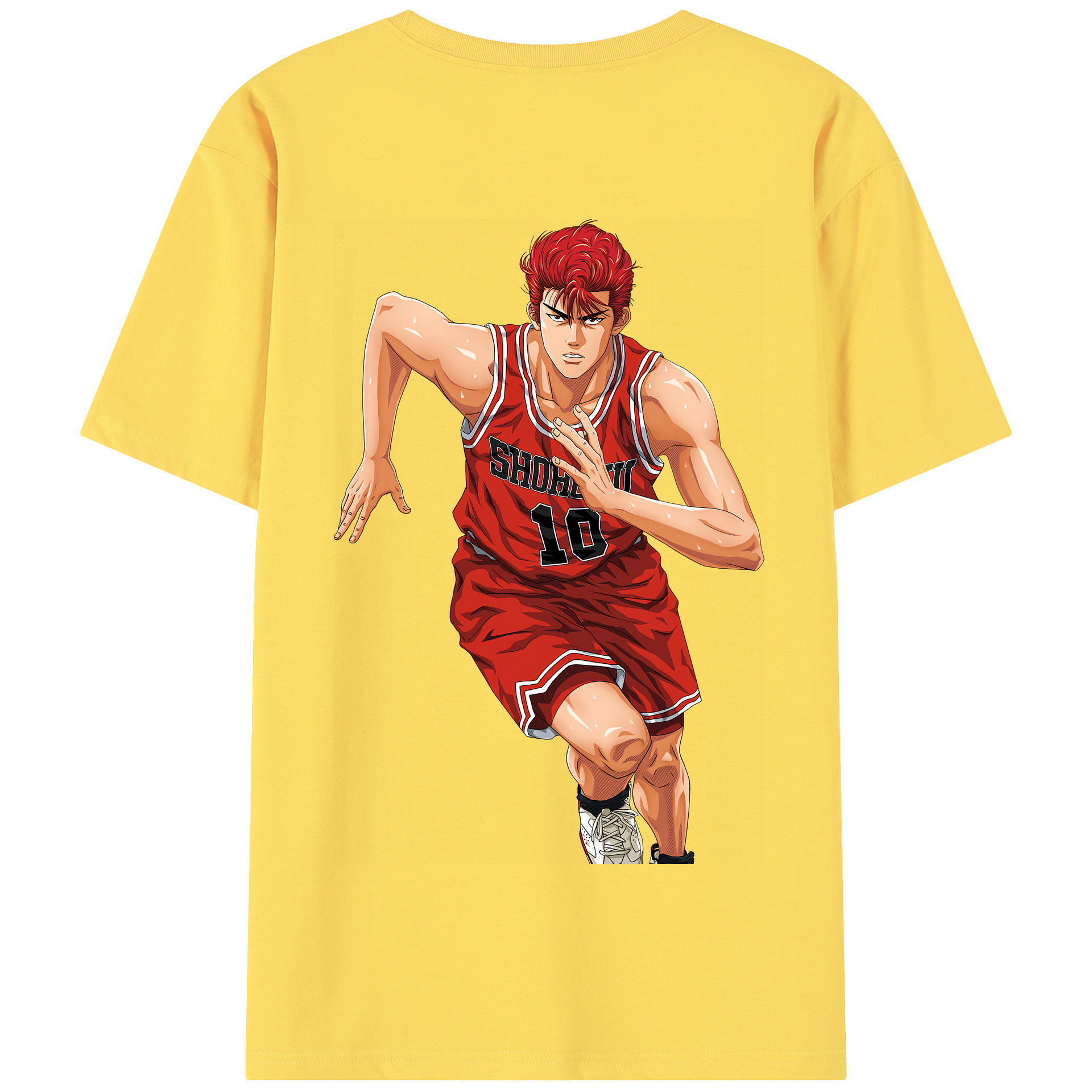 SLAM DUNK／スラムダンク 綿100％半袖Tシャツ（背面プリント）