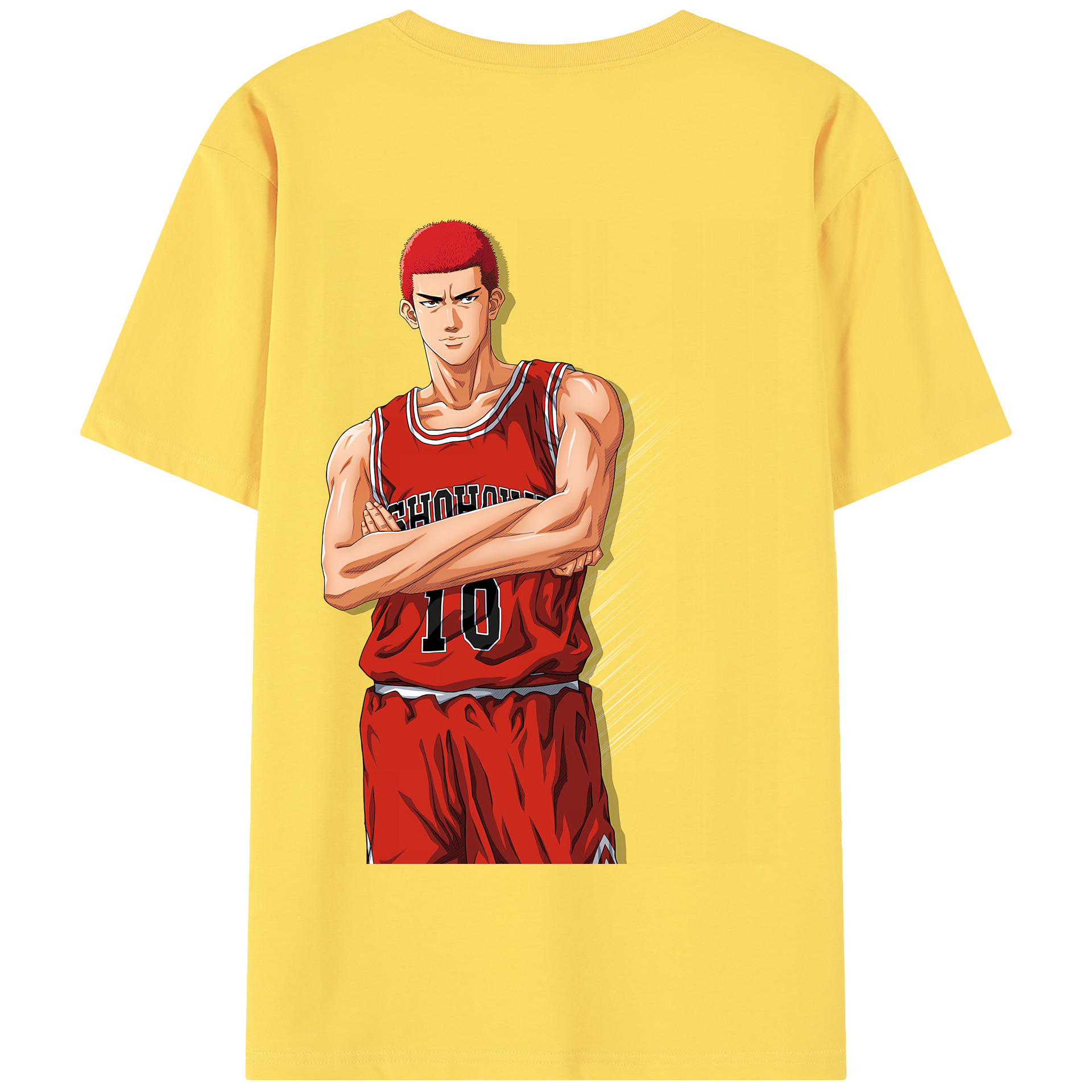 SLAM DUNK／スラムダンク 綿100％半袖Tシャツ（背面プリント）