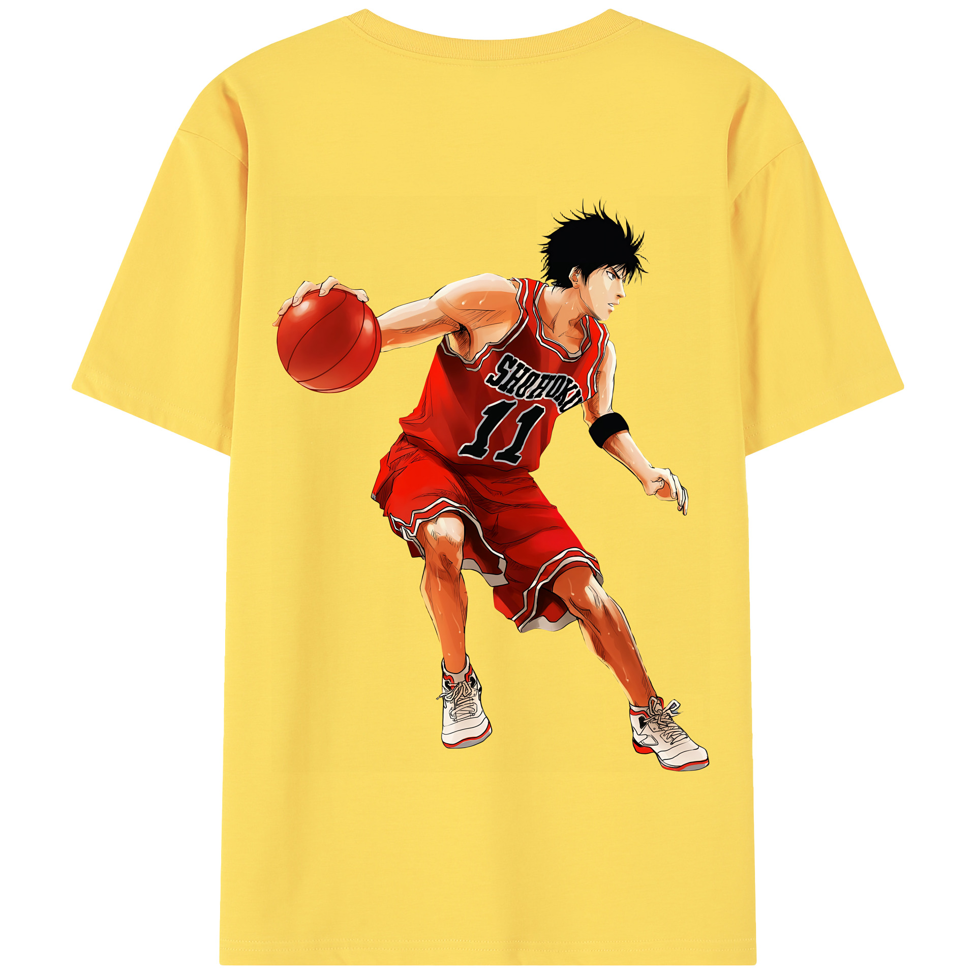 SLAM DUNK／スラムダンク 綿100％半袖Tシャツ（背面プリント）
