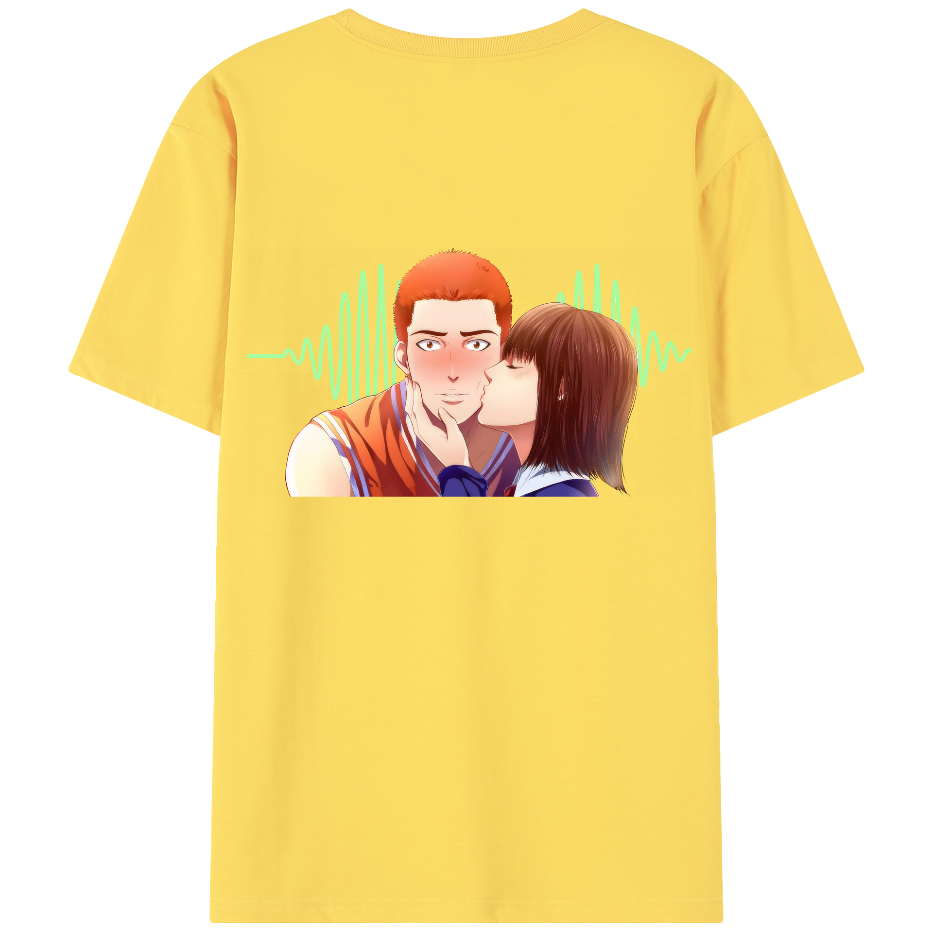 SLAM DUNK／スラムダンク 綿100％半袖Tシャツ（背面プリント）