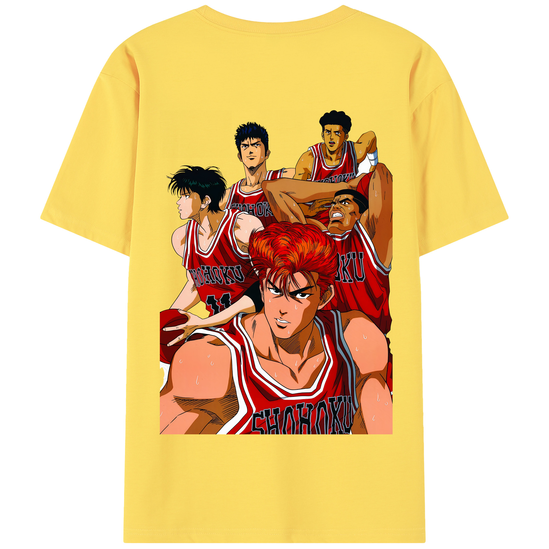 （画像用） SLAM DUNK／スラムダンク 綿100％半袖Tシャツ（背面プリント）