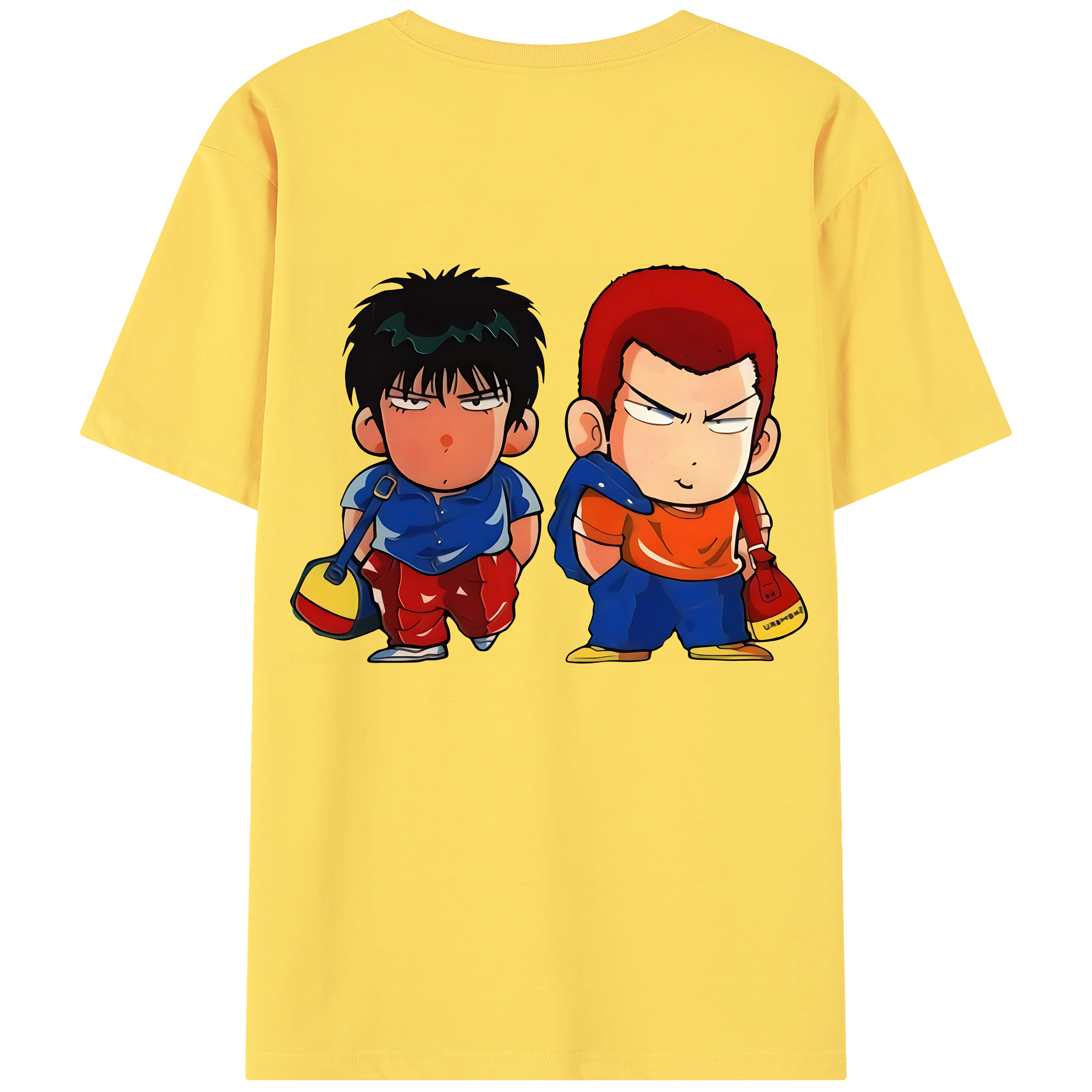 SLAM DUNK／スラムダンク 綿100％半袖Tシャツ（背面プリント）