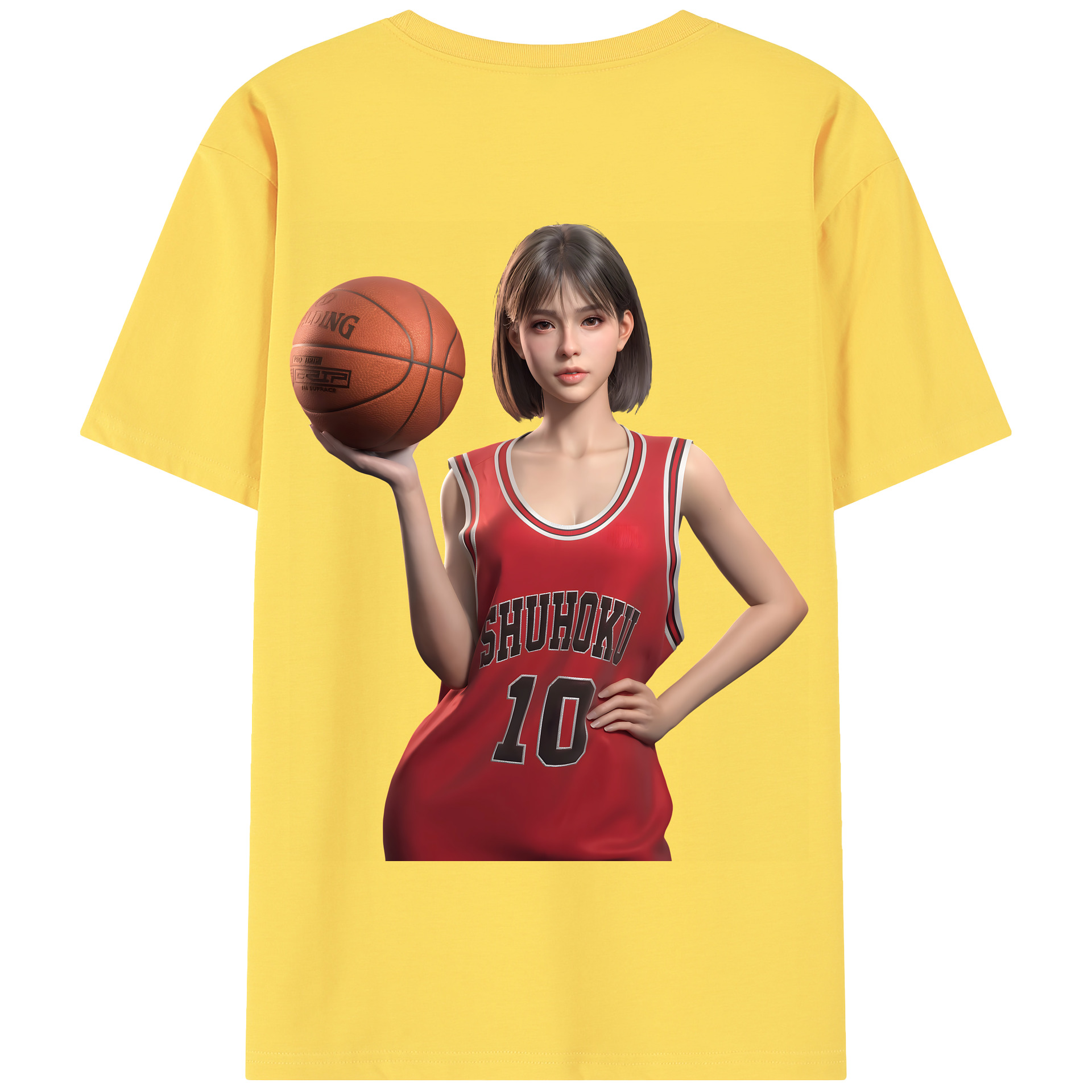 SLAM DUNK／スラムダンク 綿100％半袖Tシャツ（背面プリント）