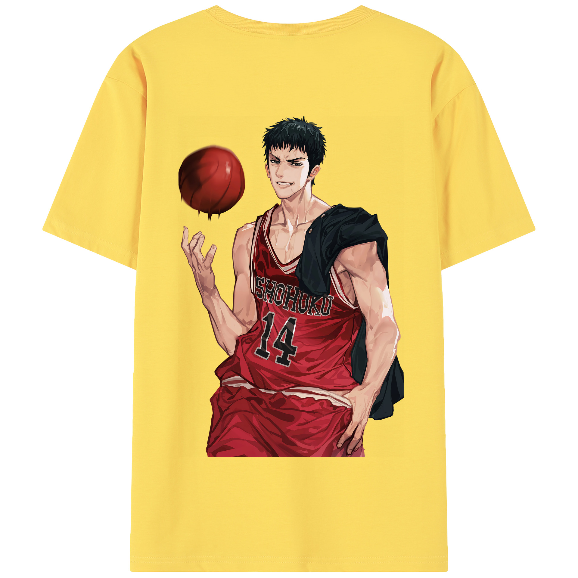 （画像用） SLAM DUNK／スラムダンク 綿100％半袖Tシャツ（背面プリント）