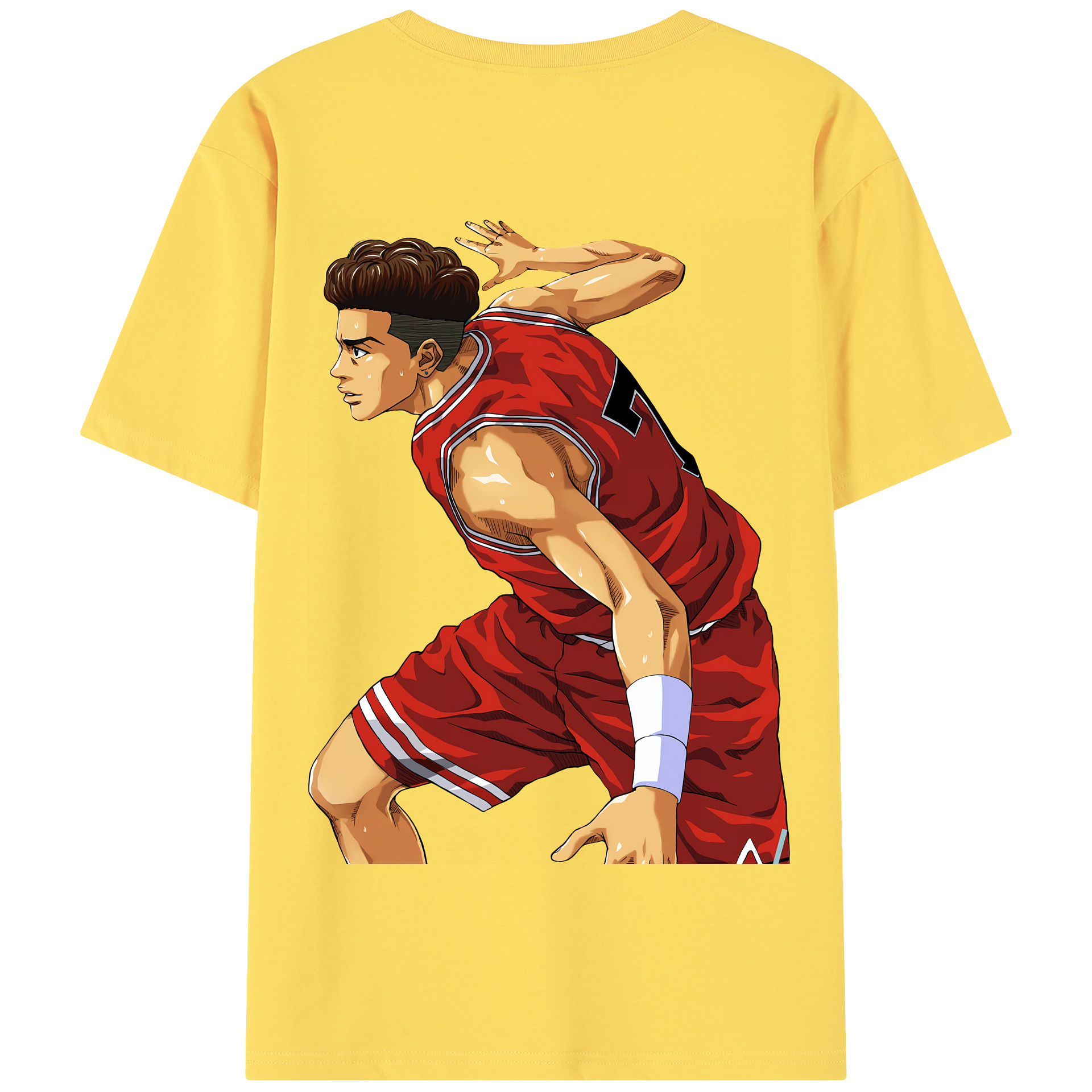 SLAM DUNK／スラムダンク 綿100％半袖Tシャツ（背面プリント）