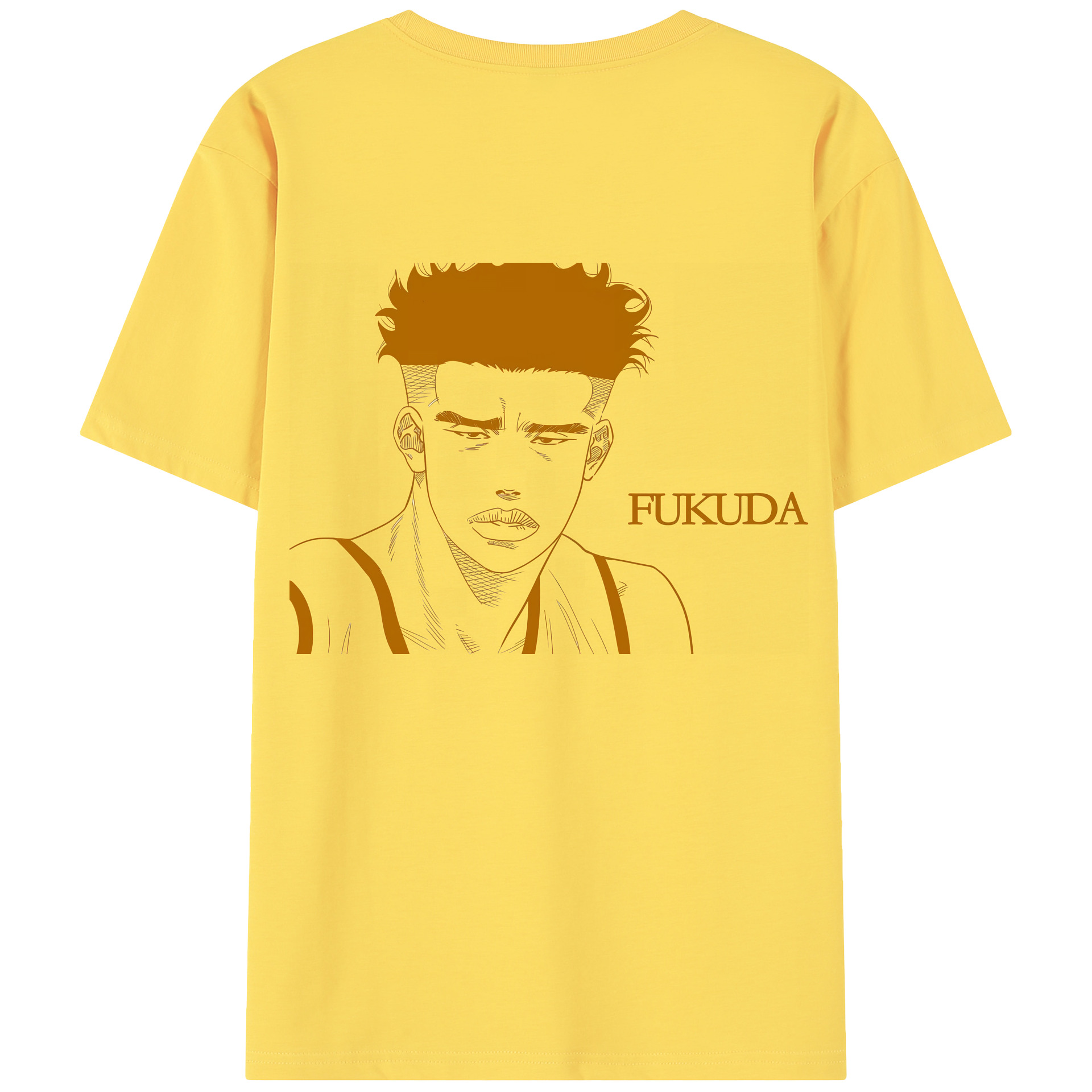 SLAM DUNK／スラムダンク 綿100％半袖Tシャツ（背面プリント）