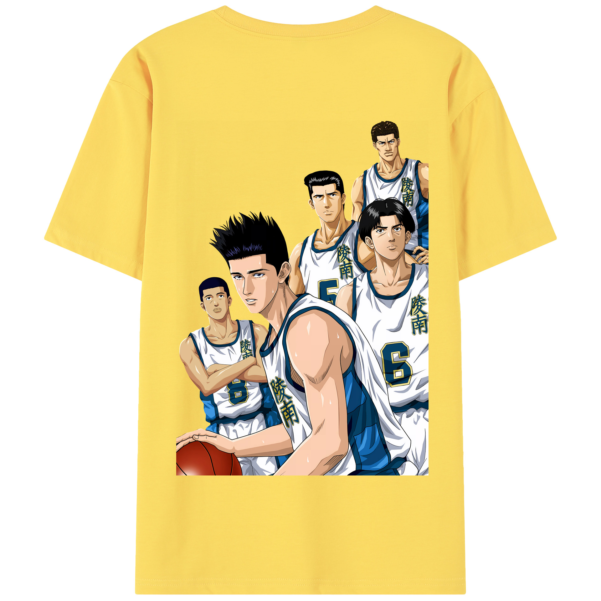 SLAM DUNK／スラムダンク 綿100％半袖Tシャツ（背面プリント）