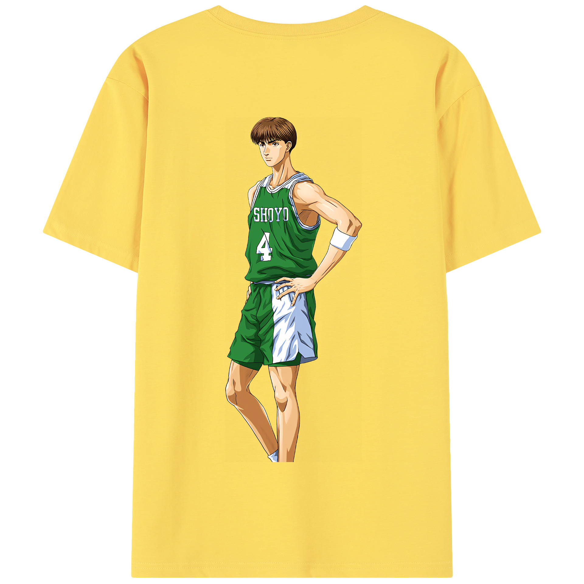 SLAM DUNK／スラムダンク 綿100％半袖Tシャツ（背面プリント）