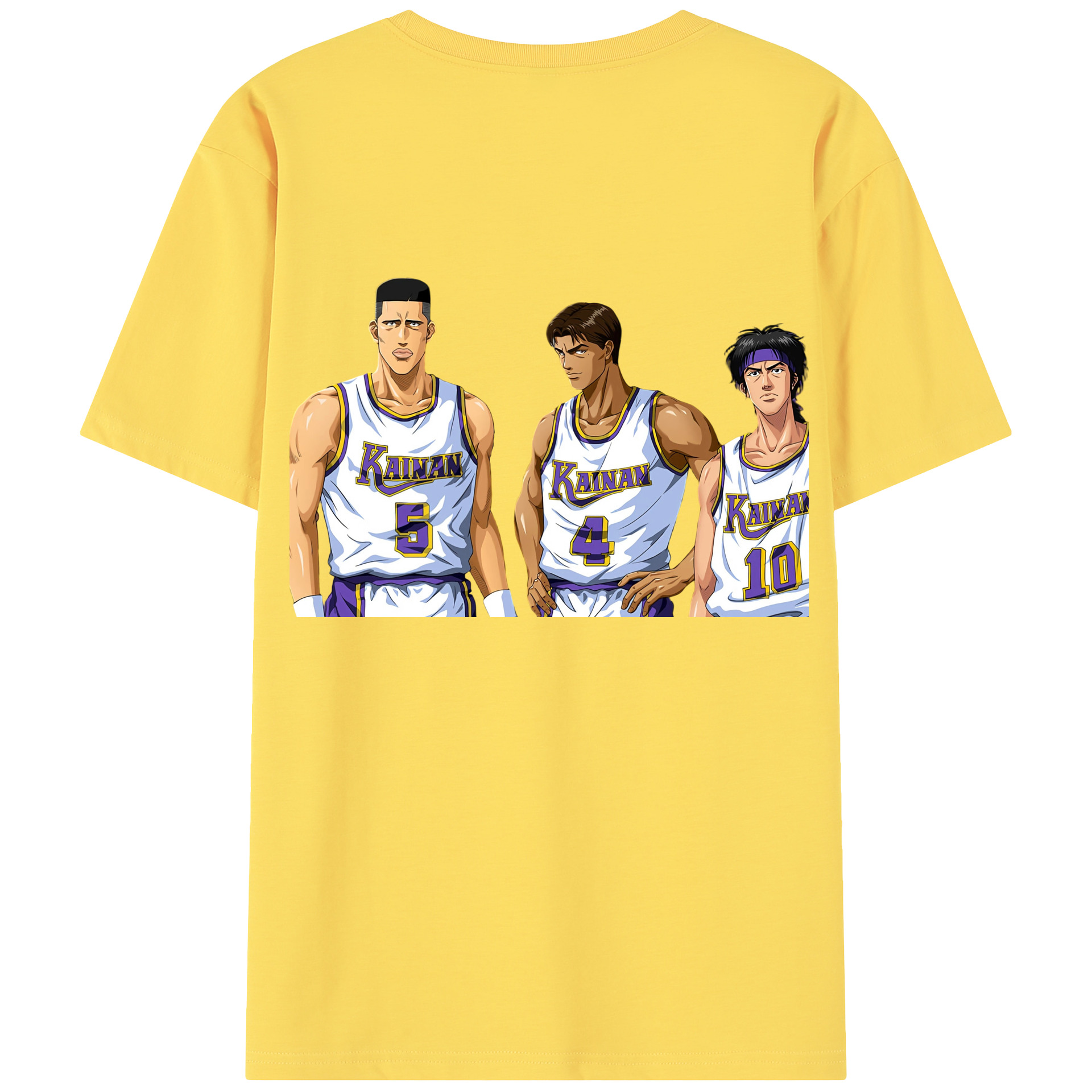 SLAM DUNK／スラムダンク 綿100％半袖Tシャツ（背面プリント）
