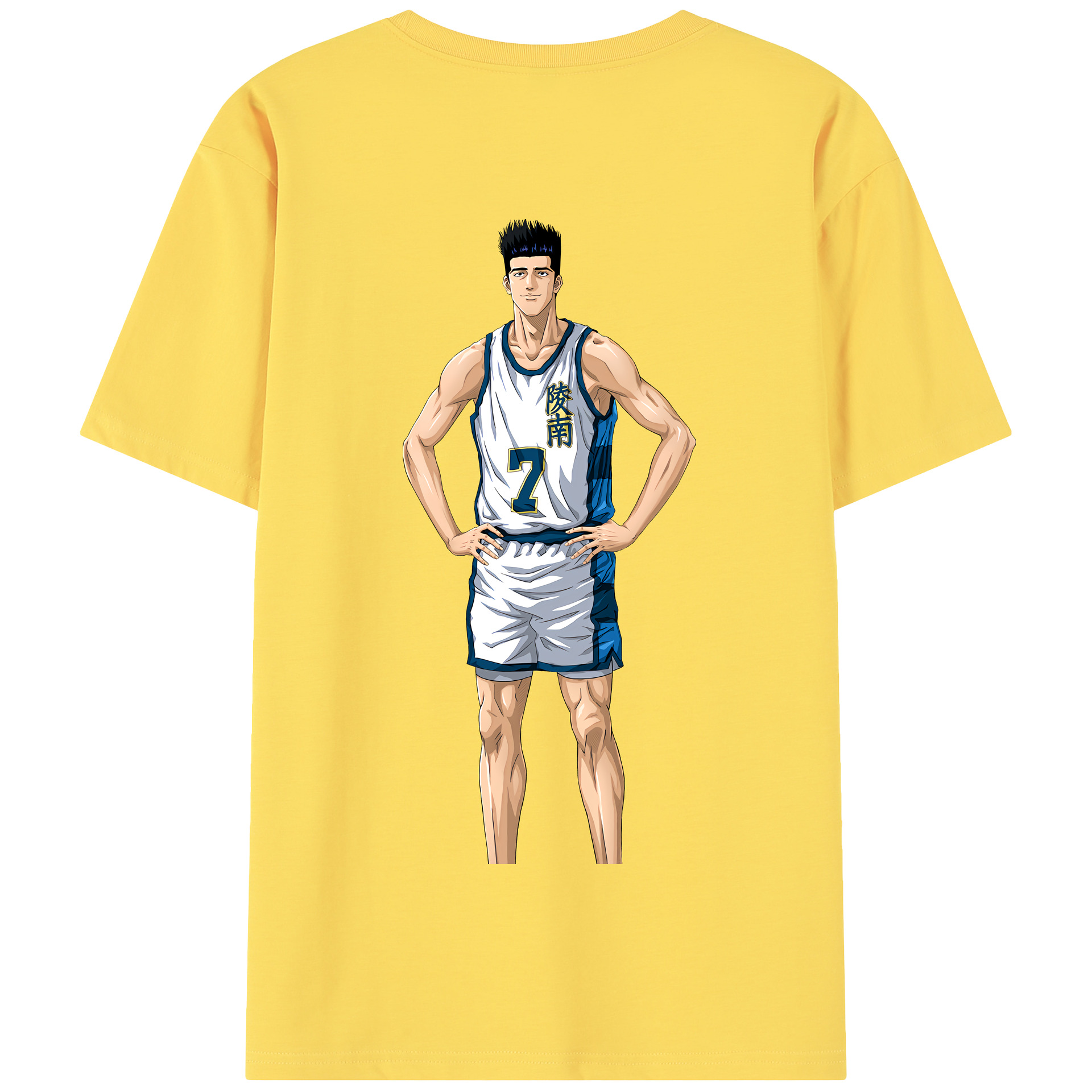 SLAM DUNK／スラムダンク 綿100％半袖Tシャツ（背面プリント）