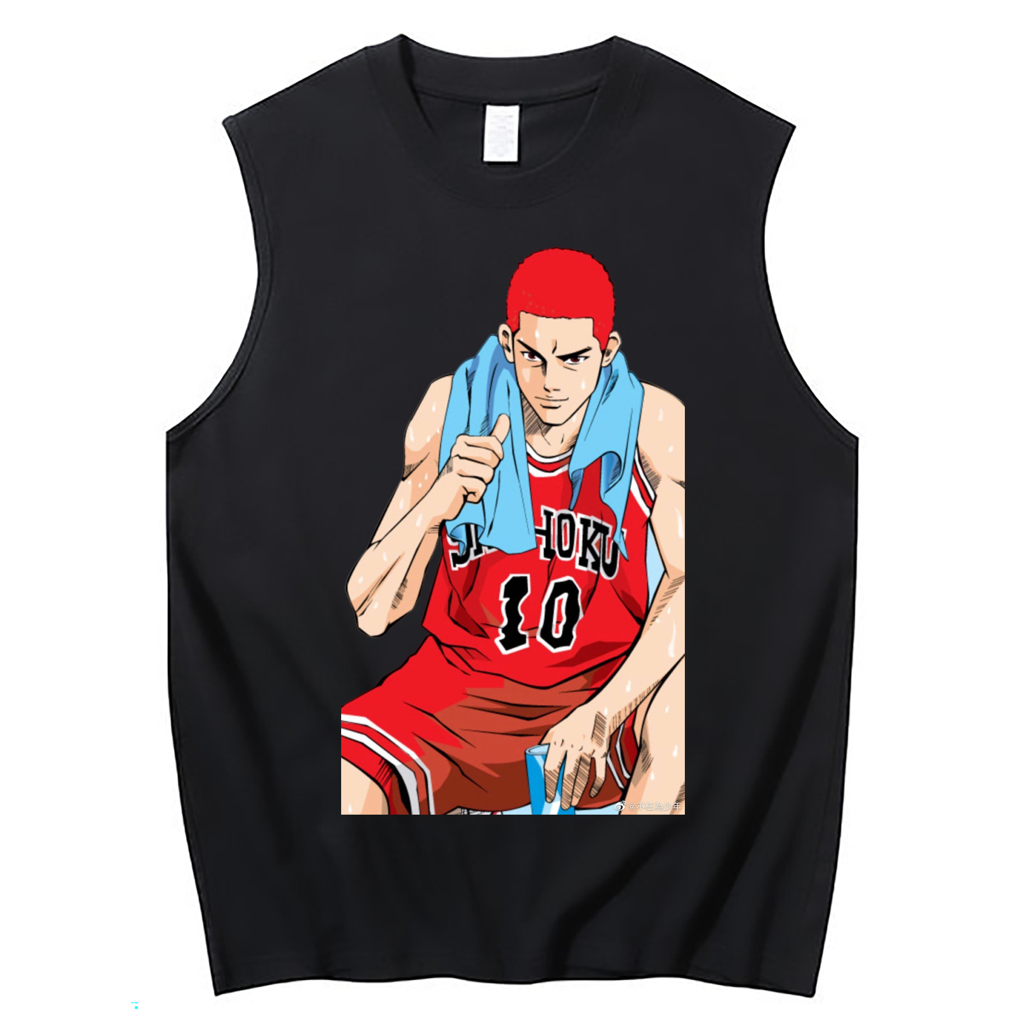 （画像用） SLAM DUNK／スラムダンク コットン100％タンクトップ（フロントプリント）