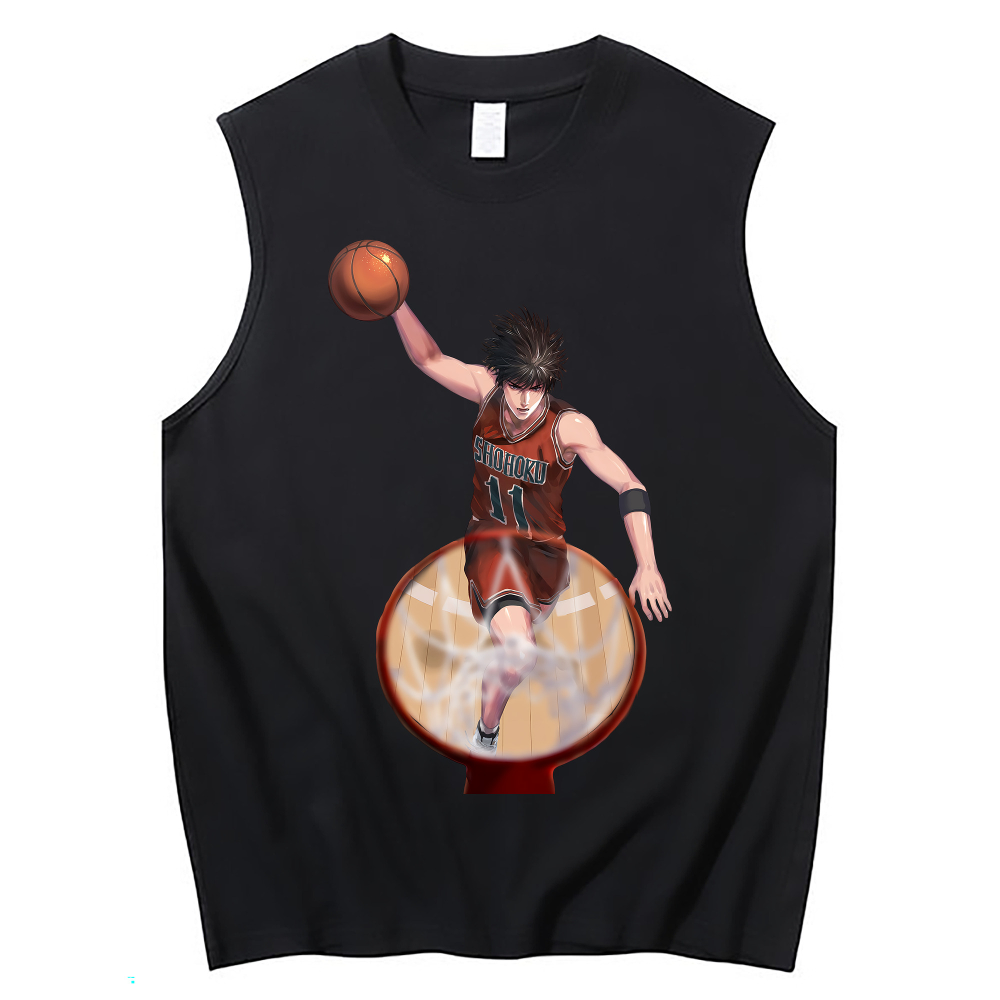 （画像用） SLAM DUNK／スラムダンク コットン100％タンクトップ（フロントプリント）