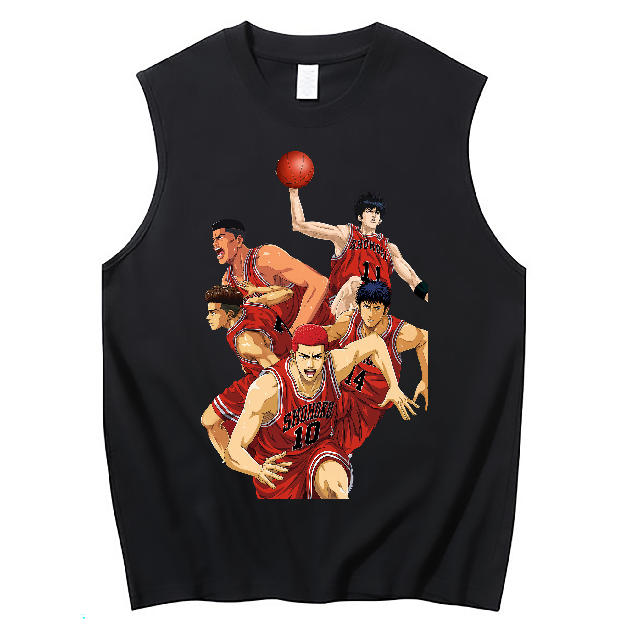 （画像用） SLAM DUNK／スラムダンク コットン100％タンクトップ（フロントプリント）