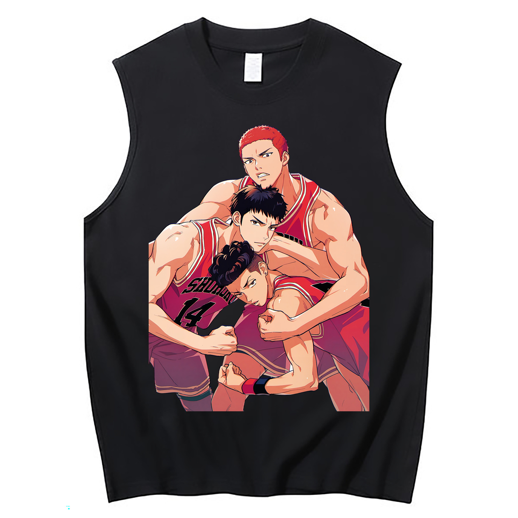 （画像用） SLAM DUNK／スラムダンク コットン100％タンクトップ（フロントプリント）