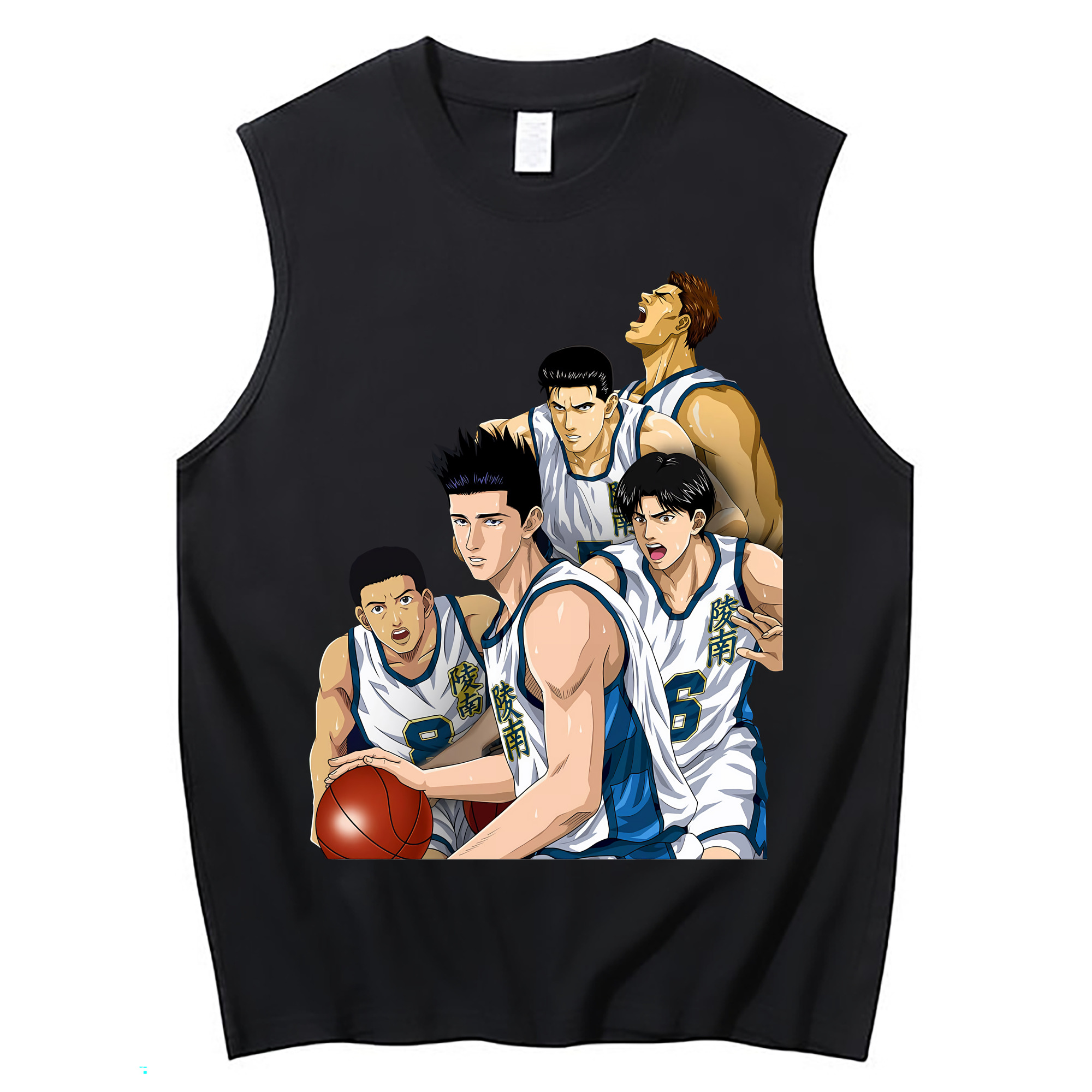 （画像用） SLAM DUNK／スラムダンク コットン100％タンクトップ（フロントプリント）