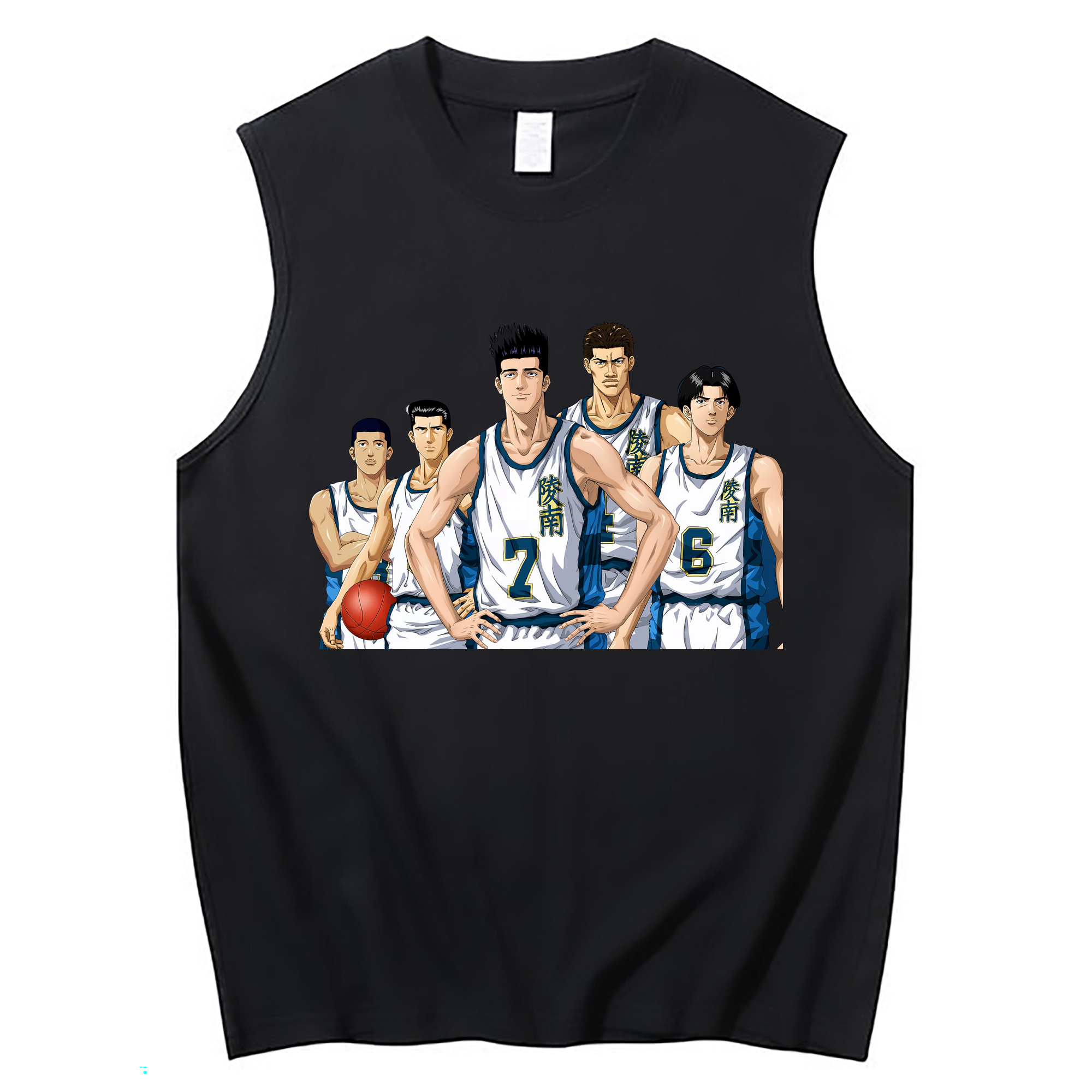 （画像用） SLAM DUNK／スラムダンク コットン100％タンクトップ（フロントプリント）