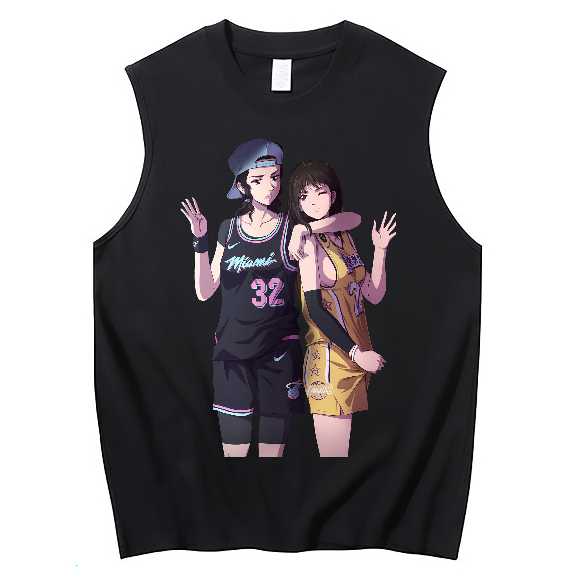 （画像用） SLAM DUNK／スラムダンク コットン100％タンクトップ（フロントプリント）