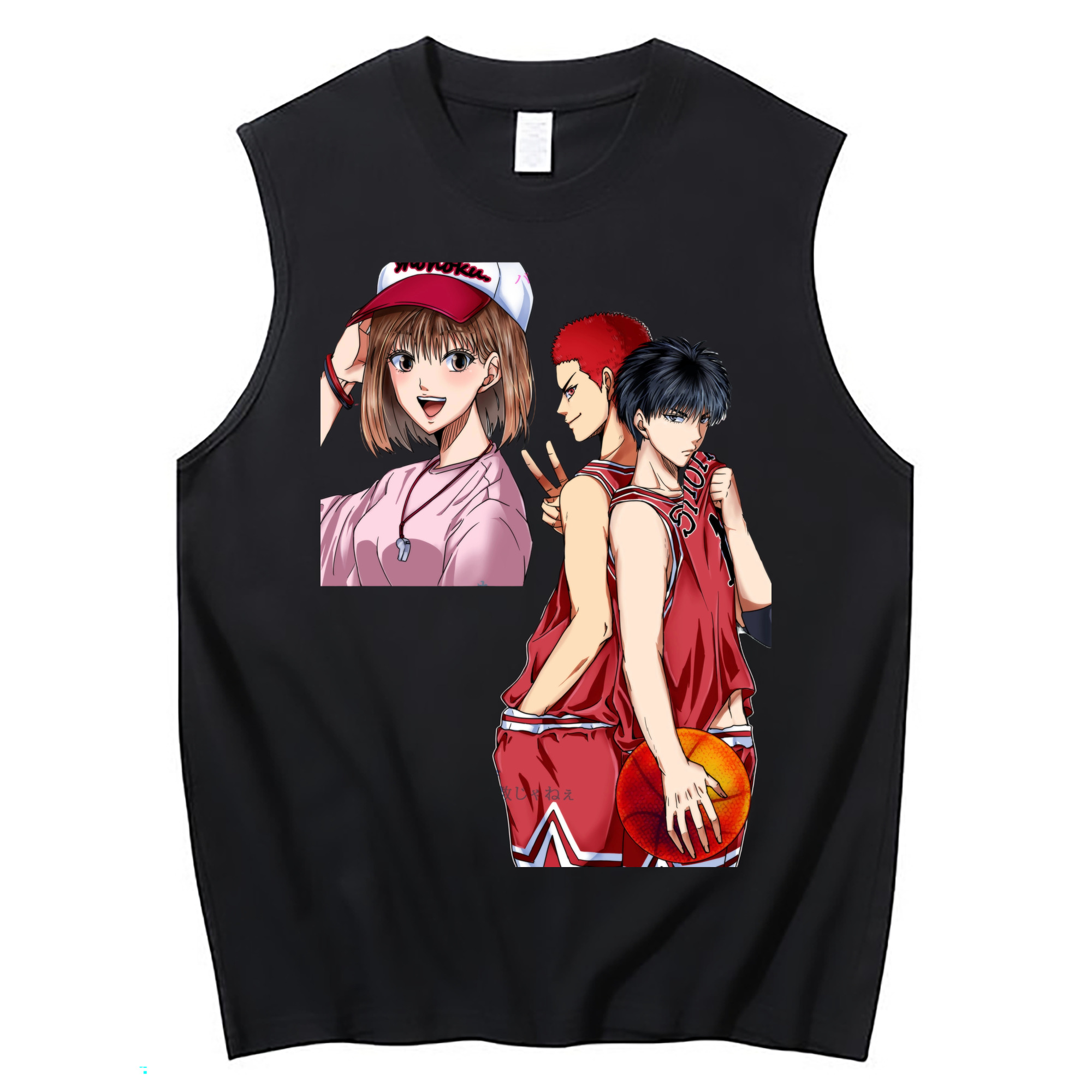 （画像用） SLAM DUNK／スラムダンク コットン100％タンクトップ（フロントプリント）