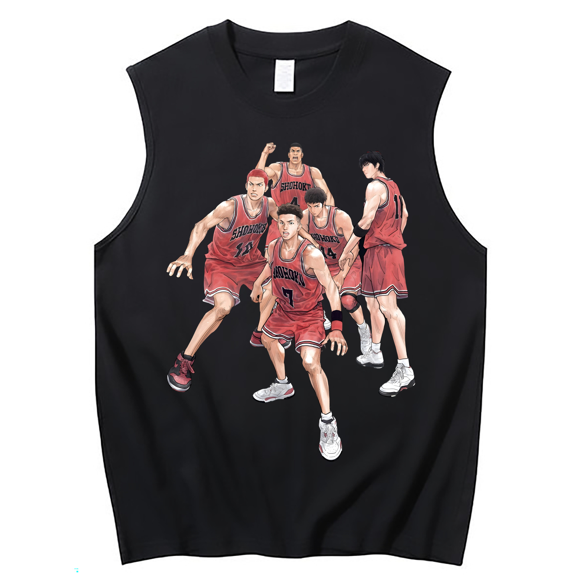 （画像用） SLAM DUNK／スラムダンク コットン100％タンクトップ（フロントプリント）