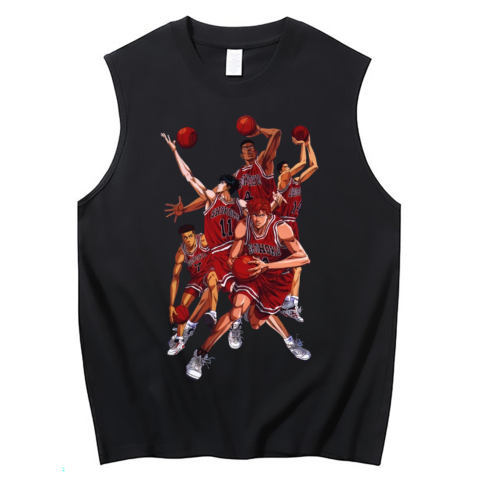 （画像用） SLAM DUNK／スラムダンク コットン100％タンクトップ（フロントプリント）