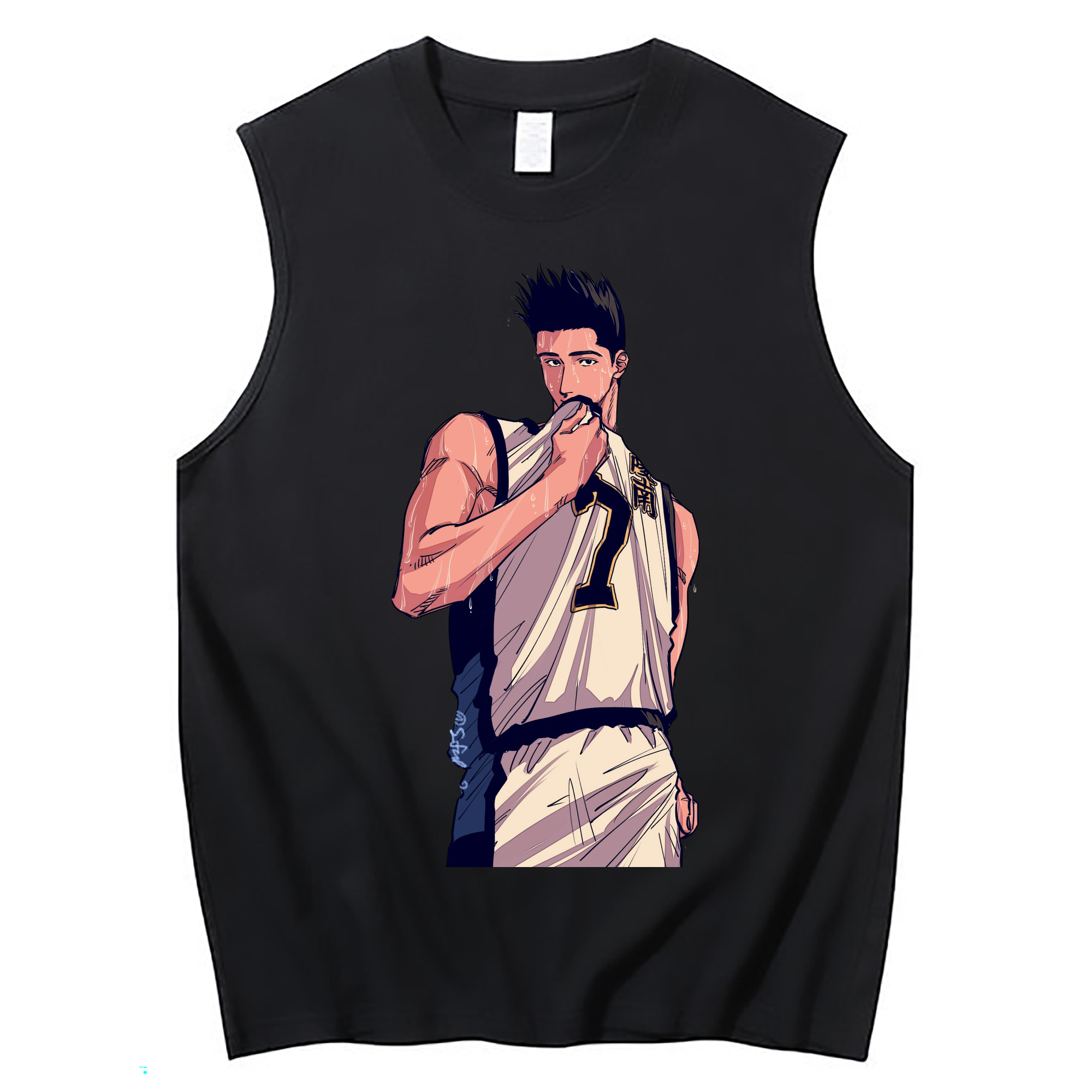 （画像用） SLAM DUNK／スラムダンク コットン100％タンクトップ（フロントプリント）